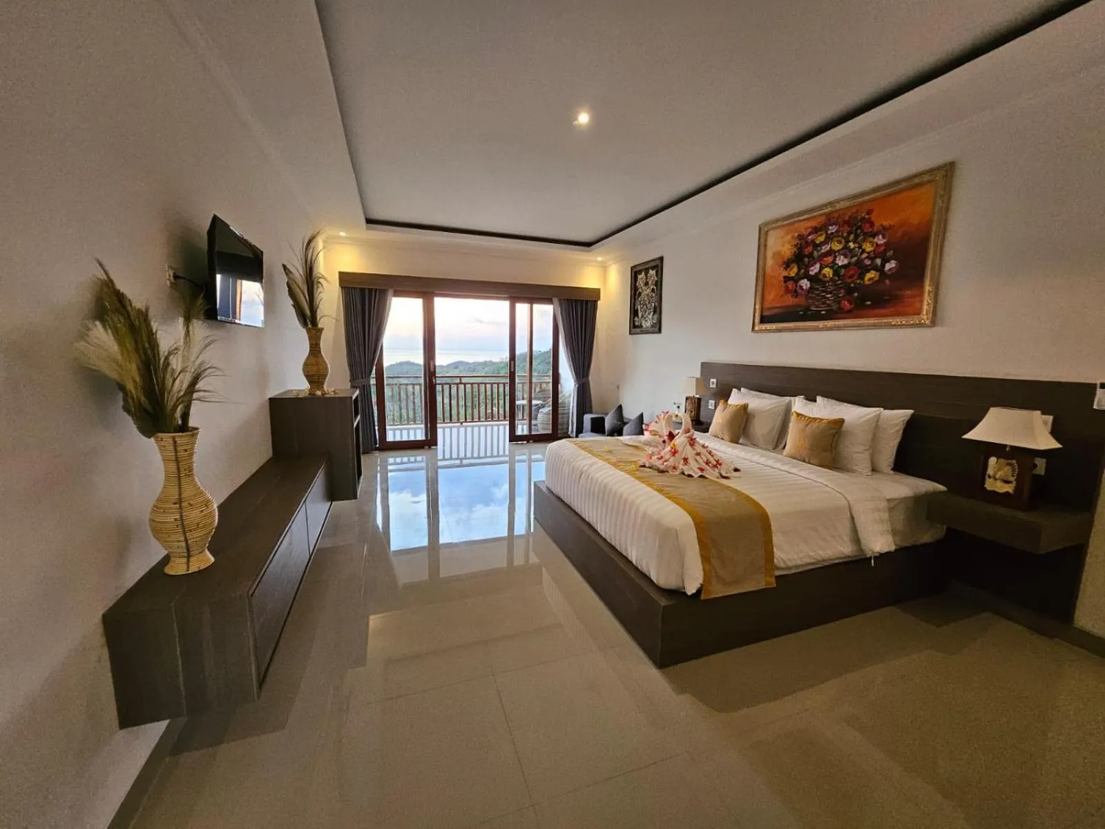 Bed in Kelingking Parama Resort