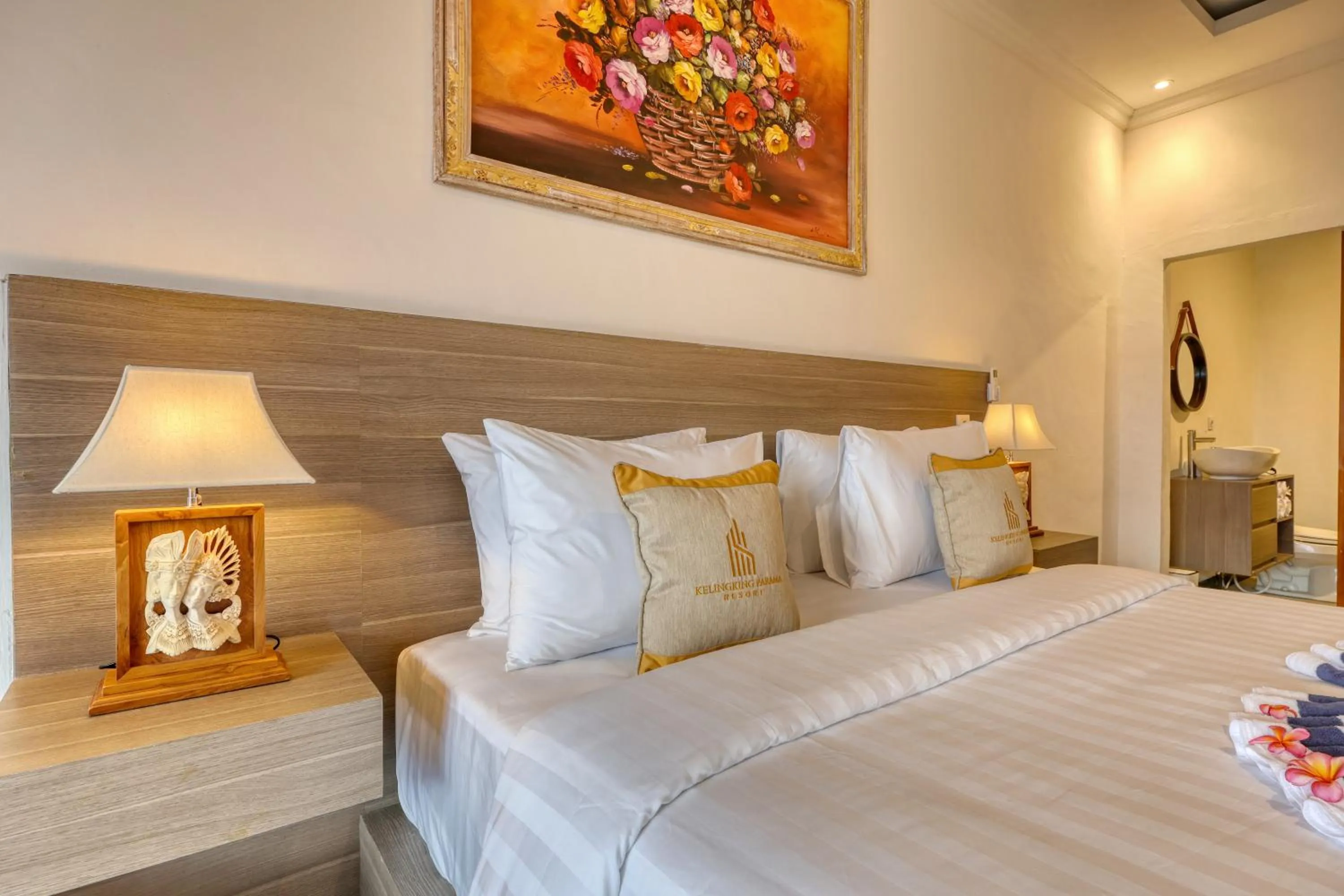 Bed in Kelingking Parama Resort