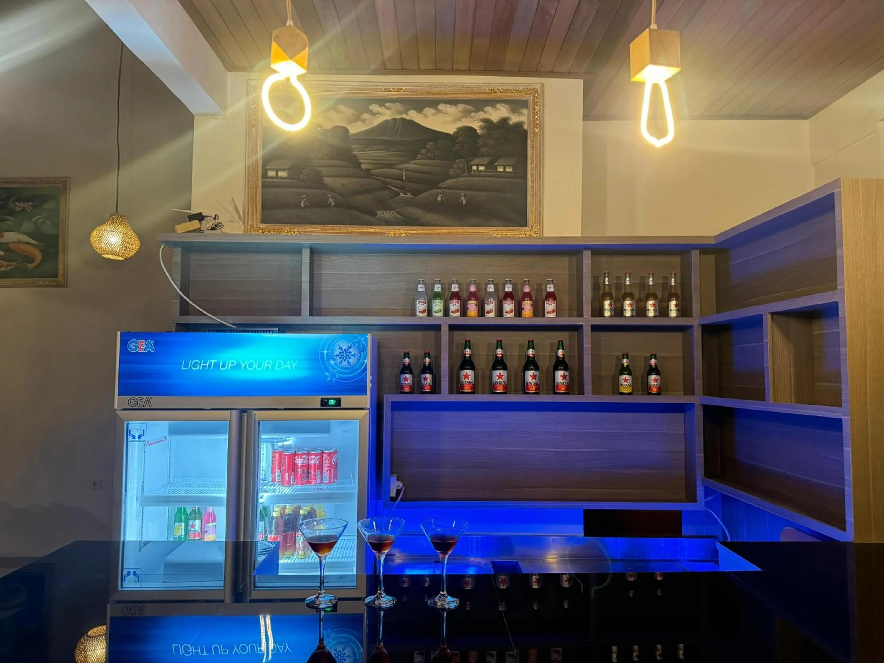 Lounge or bar in Kelingking Parama Resort