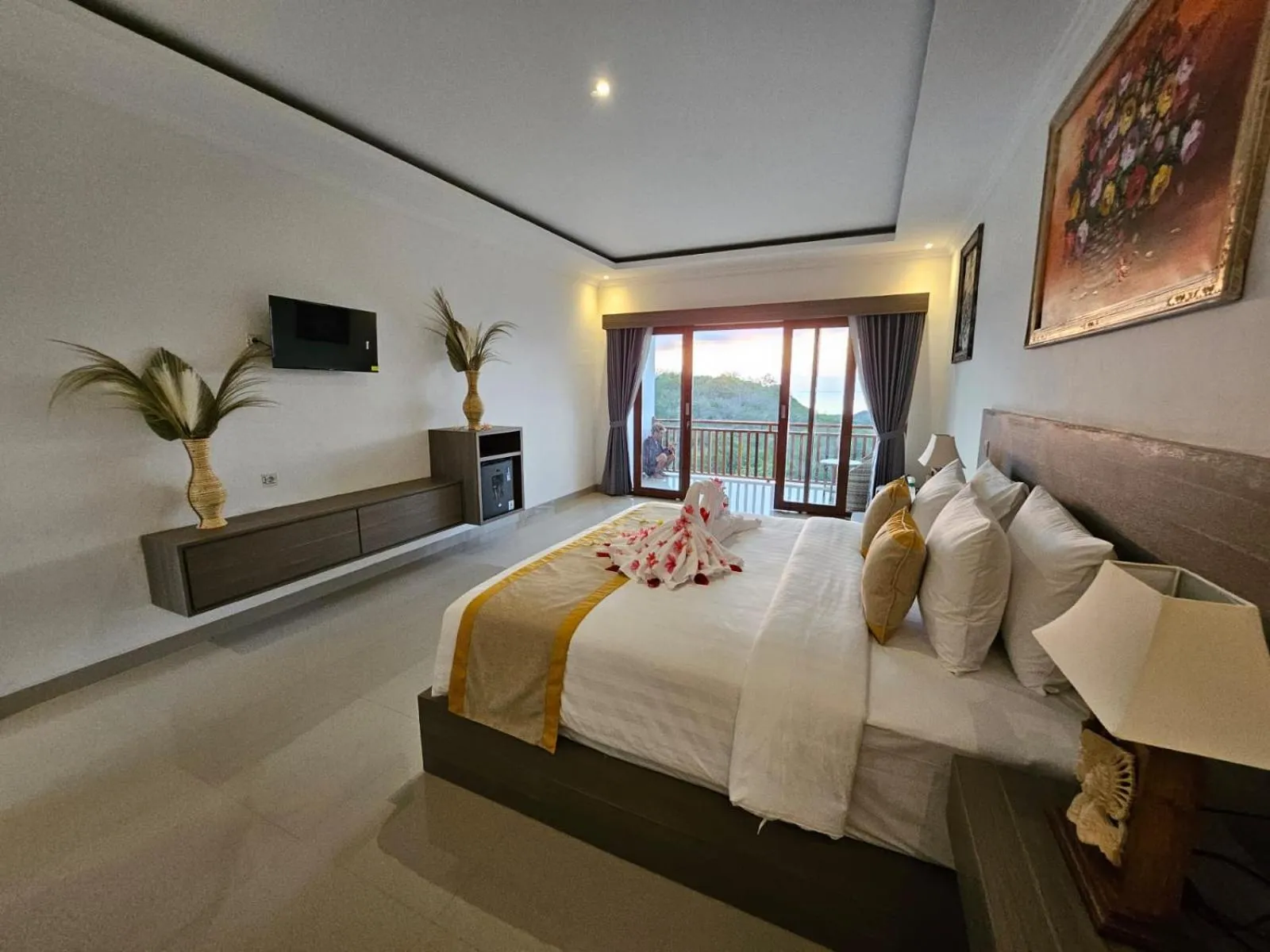 Bed in Kelingking Parama Resort