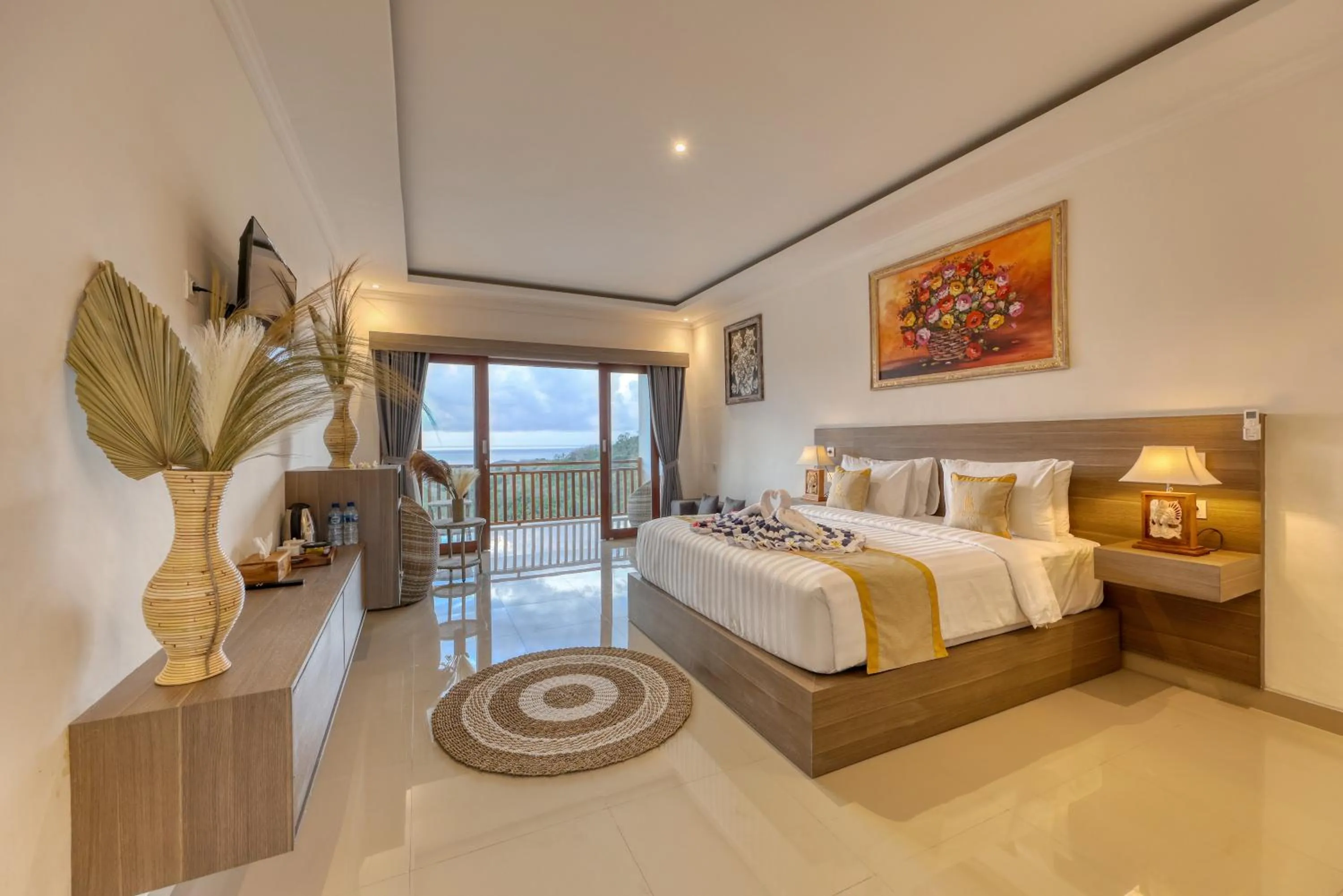 Sea view, Bed in Kelingking Parama Resort