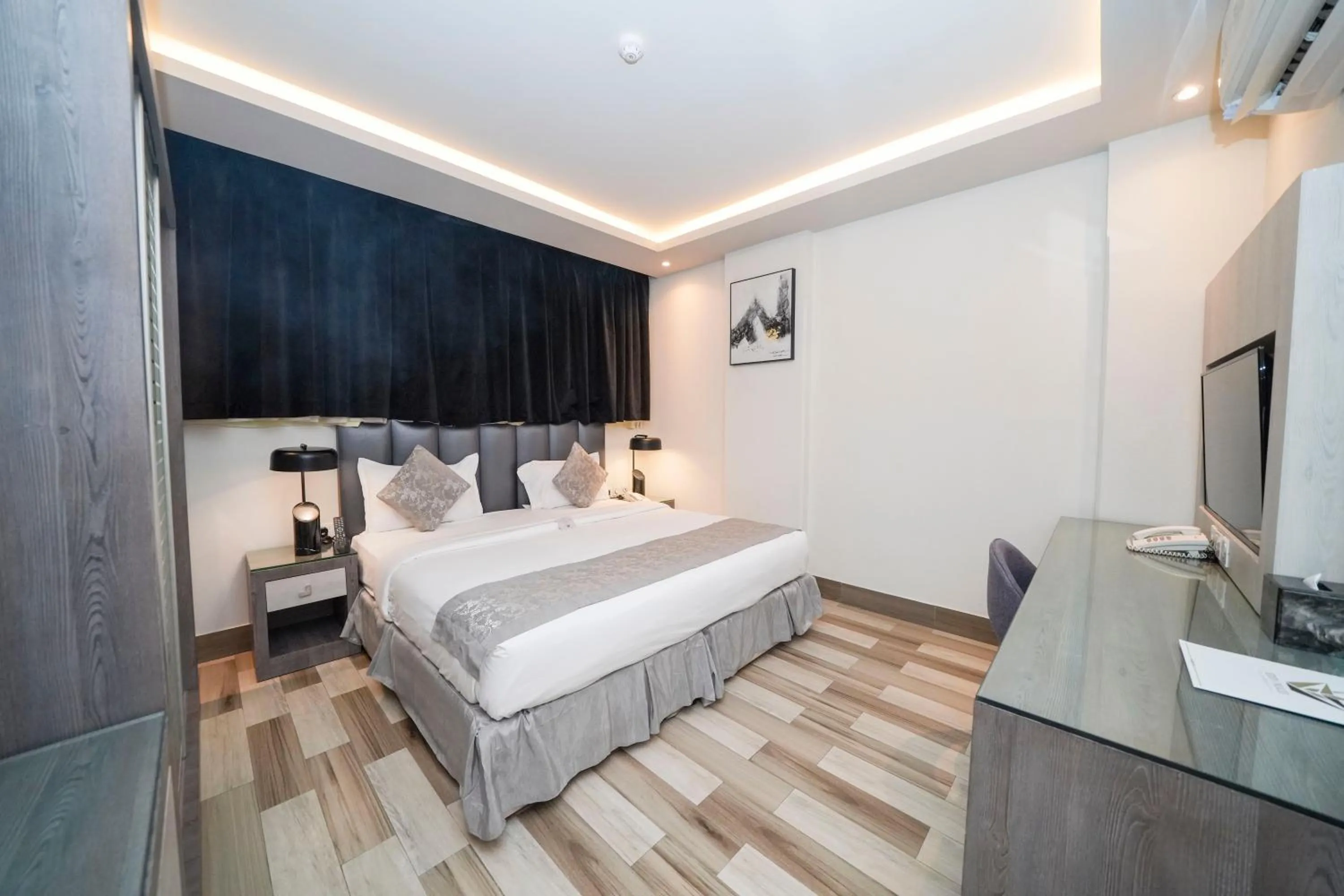 Bed in Seven Palaces Hotel