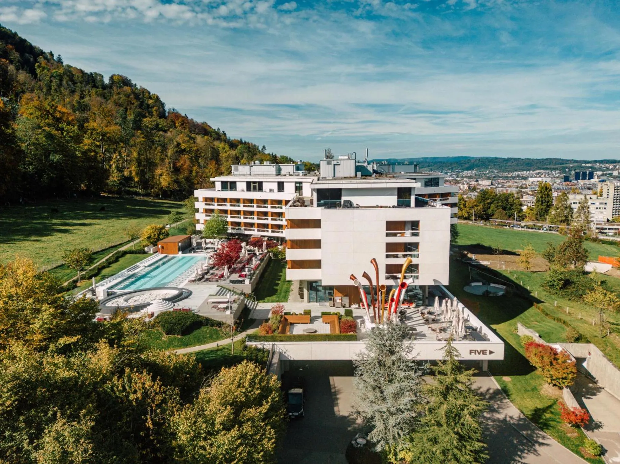 Property building in FIVE Zurich - Luxury City Resort
