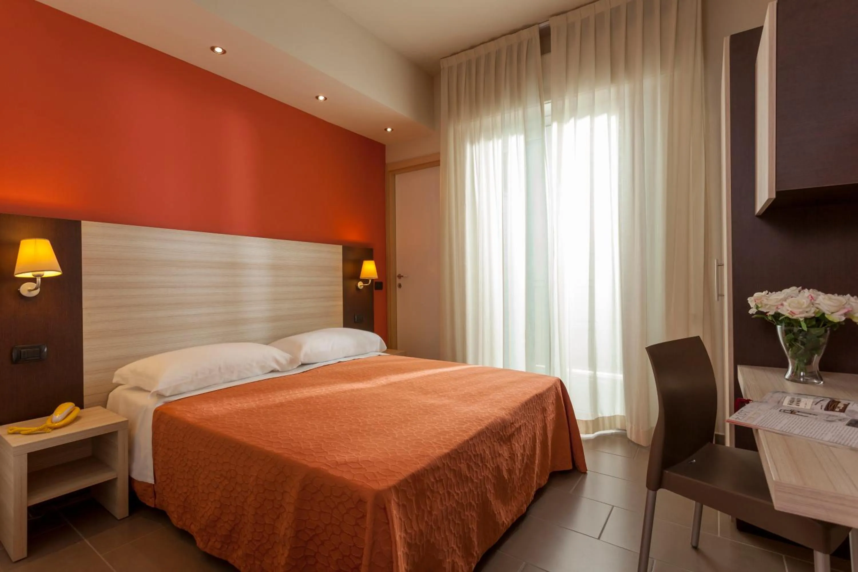 Bed in Hotel Aurora Mare