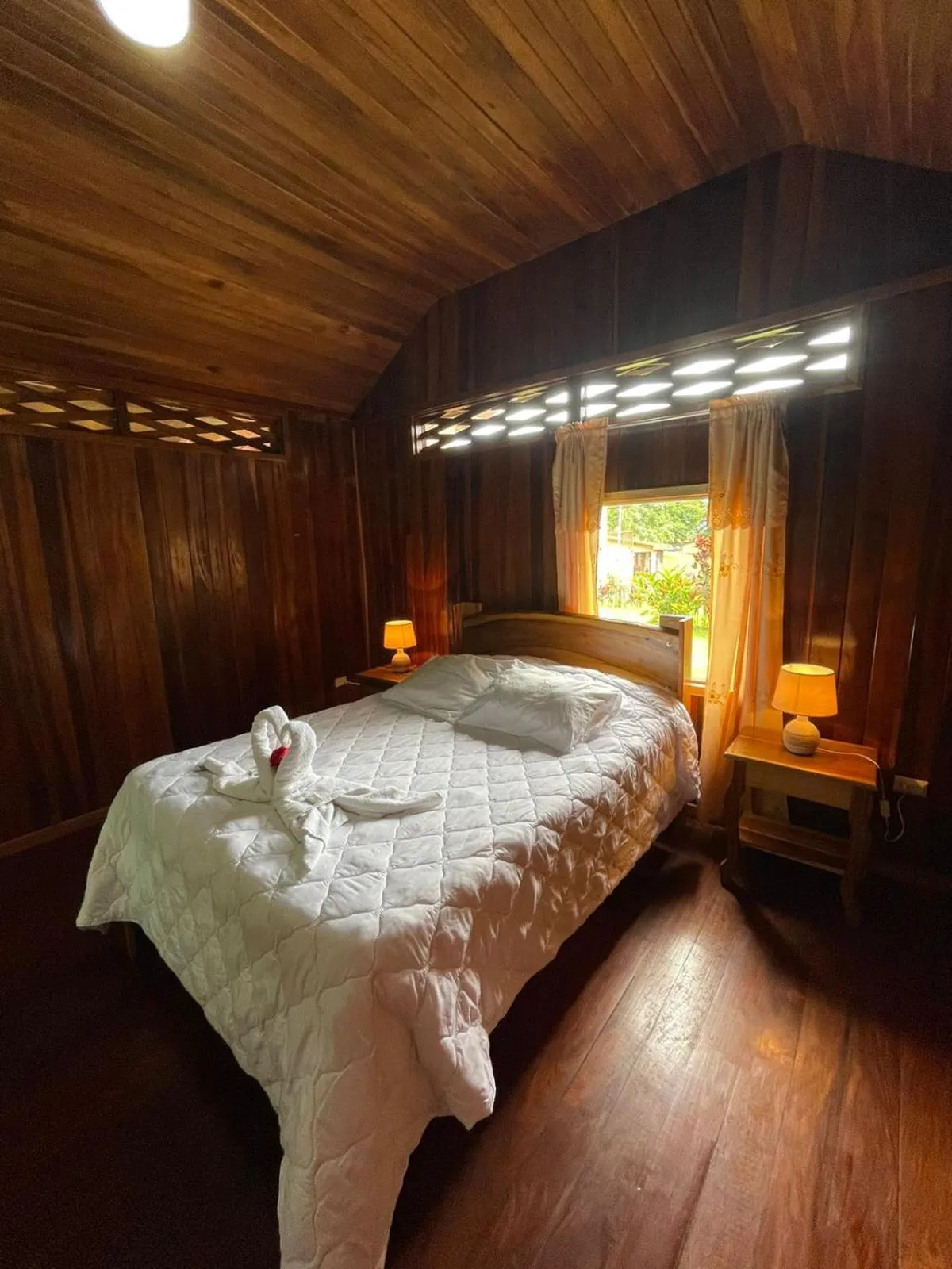 Bedroom, Bed in Cabinas La Catarata