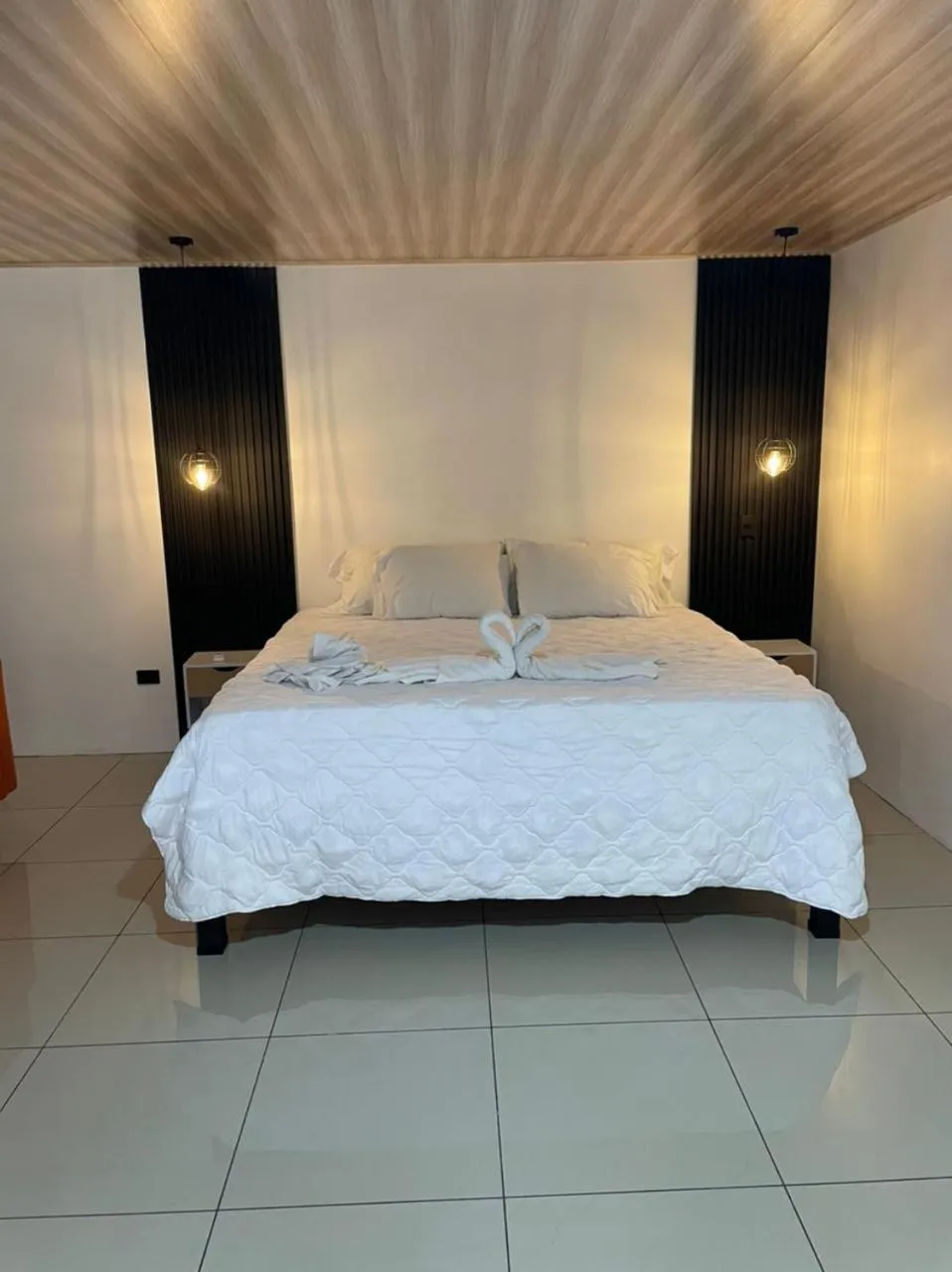 Bed in Cabinas La Catarata