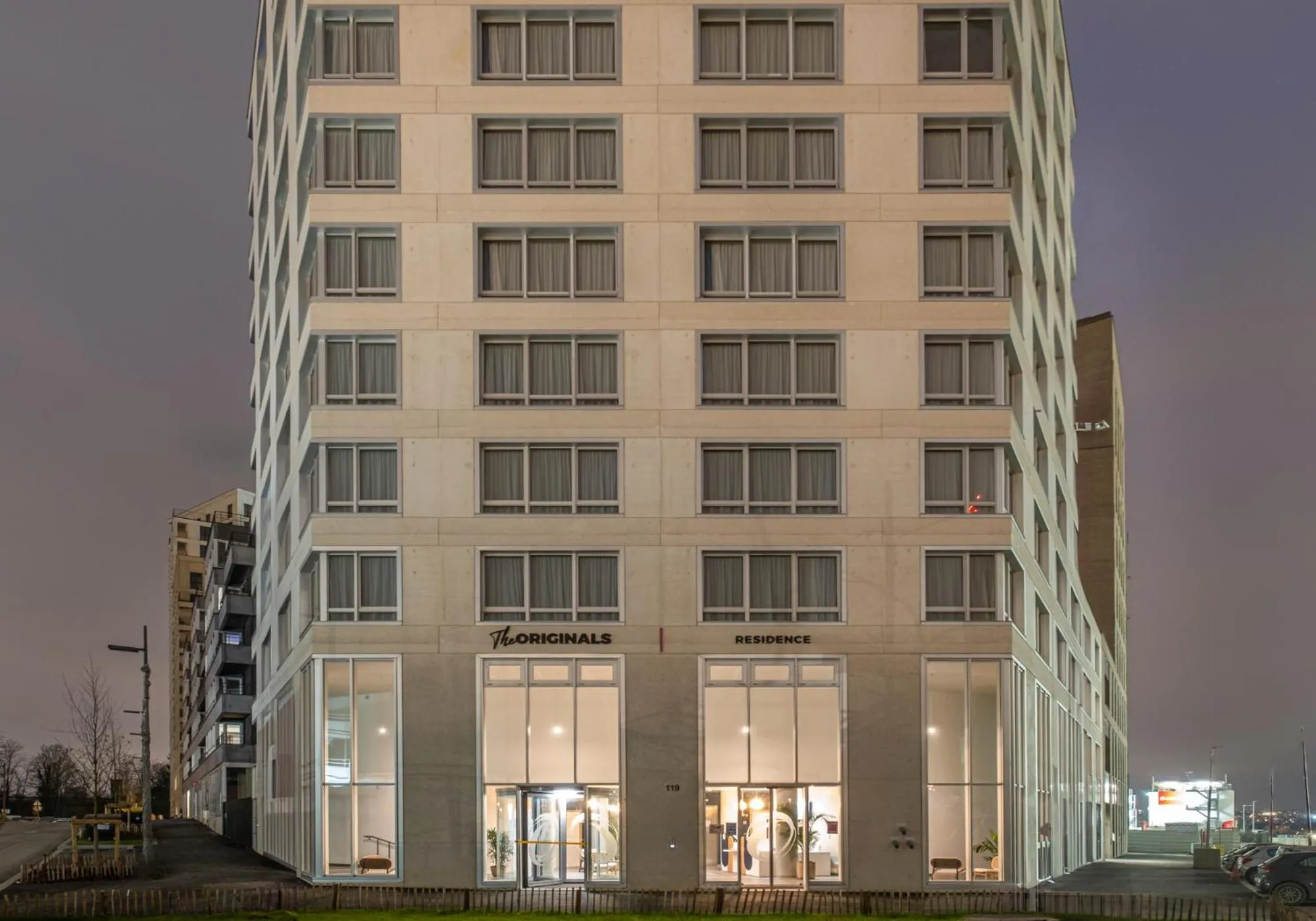 Property building in The Originals Résidence Paris Sud Villejuif
