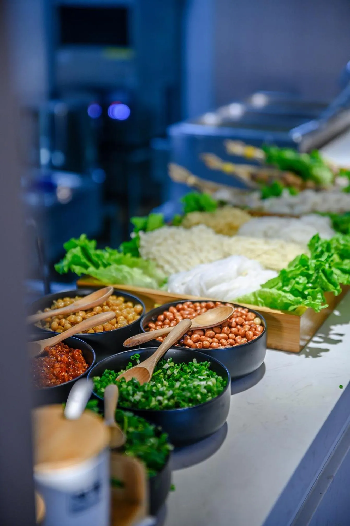 Buffet breakfast in ECHENG Hotel, Nanning Wanda Plaza Convention and Exhibition Center