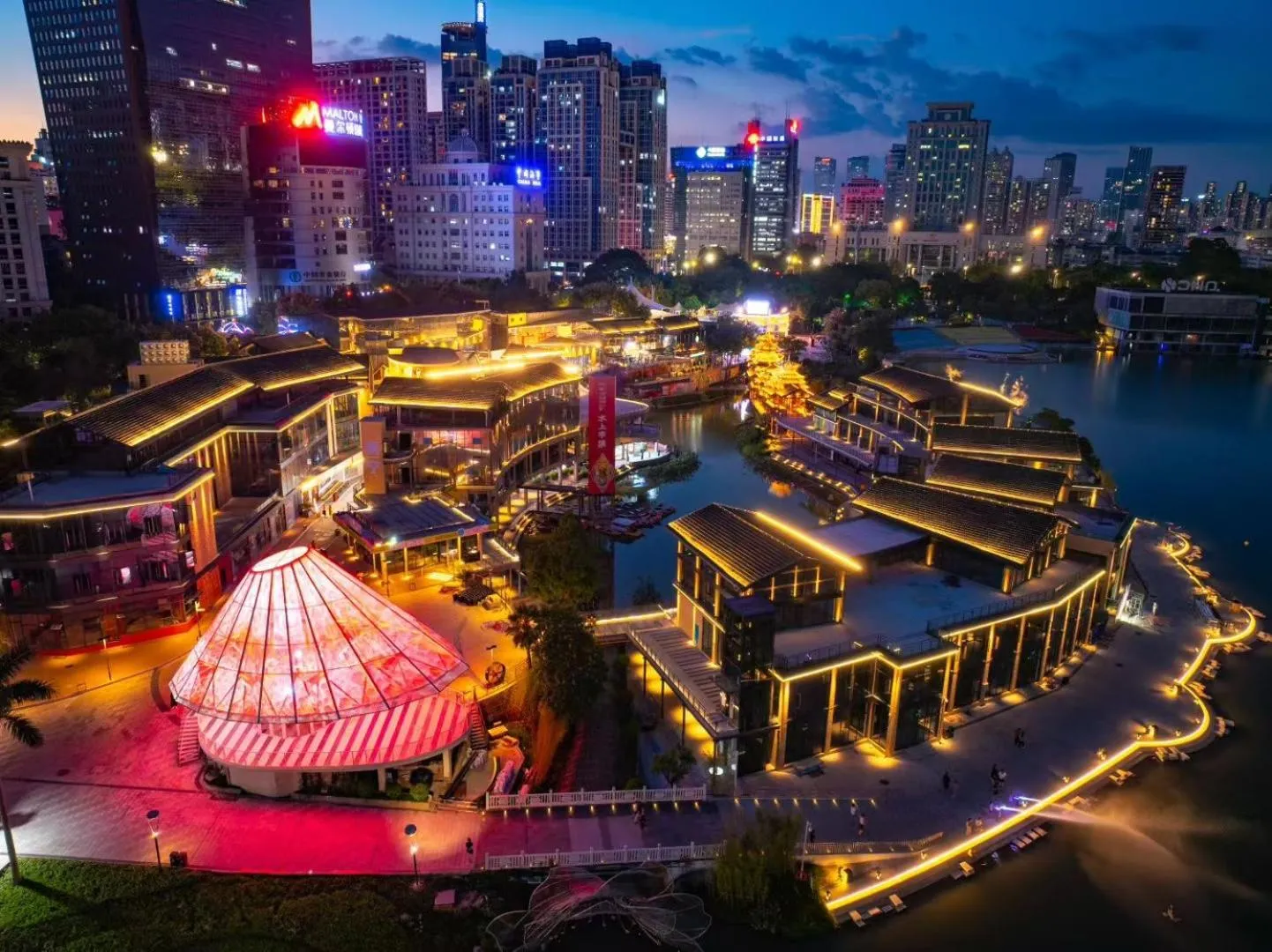 City view in ECHENG Hotel, Nanning Wanda Plaza Convention and Exhibition Center