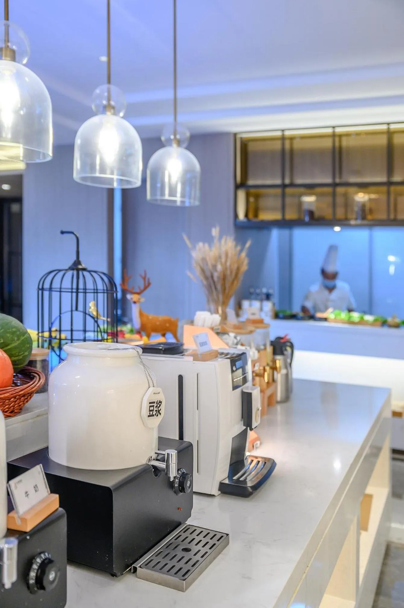 Buffet breakfast in ECHENG Hotel, Nanning Wanda Plaza Convention and Exhibition Center