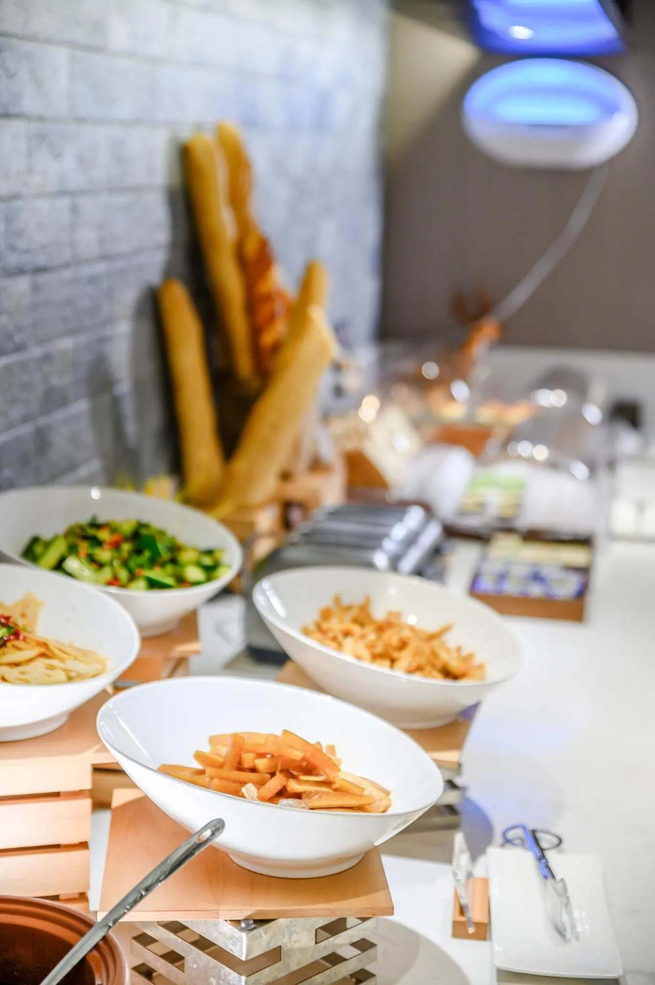 Buffet breakfast in ECHENG Hotel, Nanning Wanda Plaza Convention and Exhibition Center