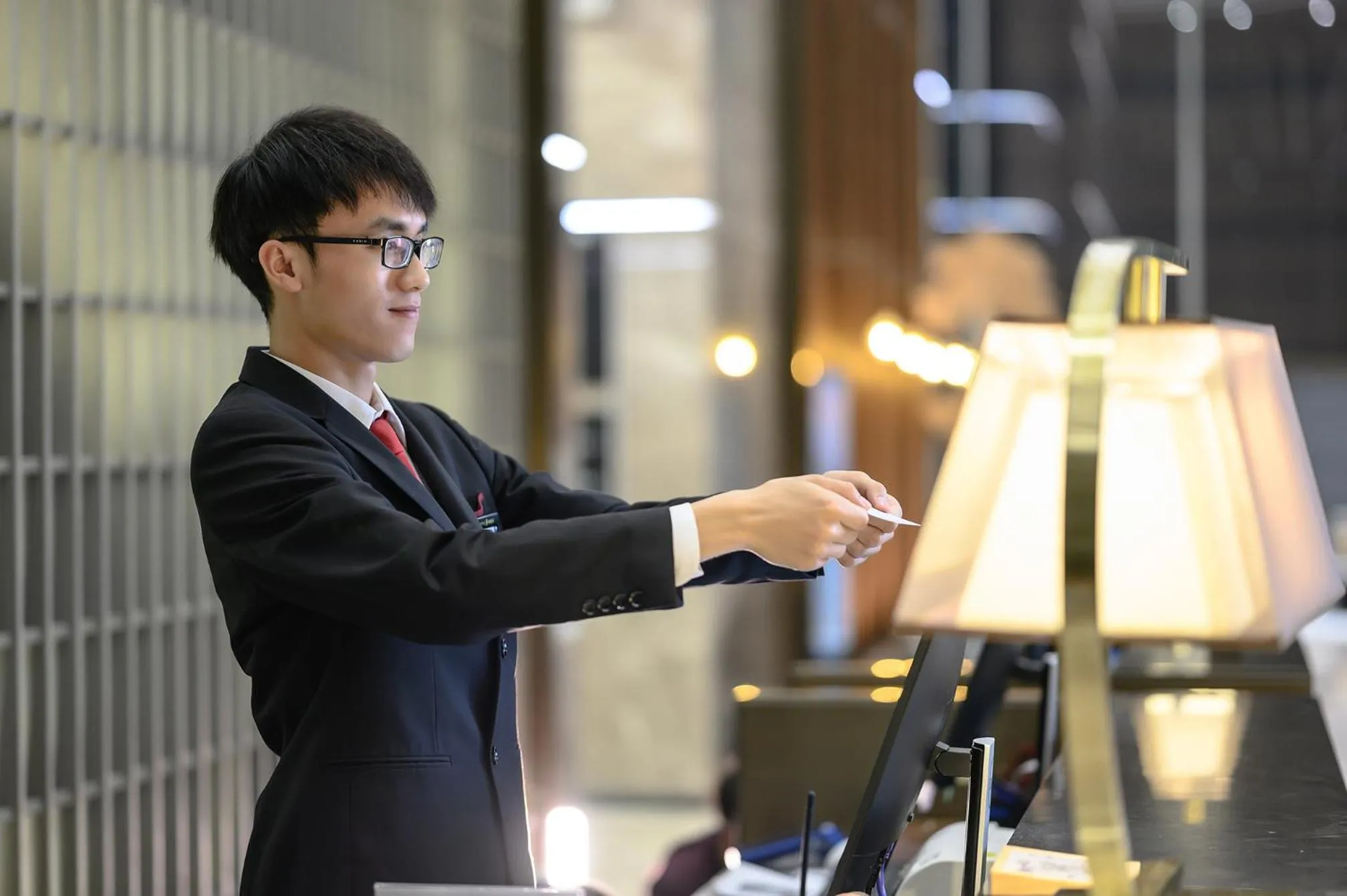 Lobby or reception in ECHENG Hotel, Nanning Wanda Plaza Convention and Exhibition Center