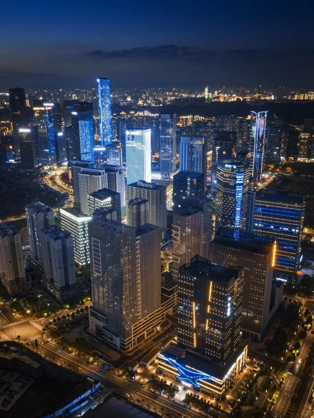 Bird's eye view in ECHENG Hotel, Nanning Wanda Plaza Convention and Exhibition Center