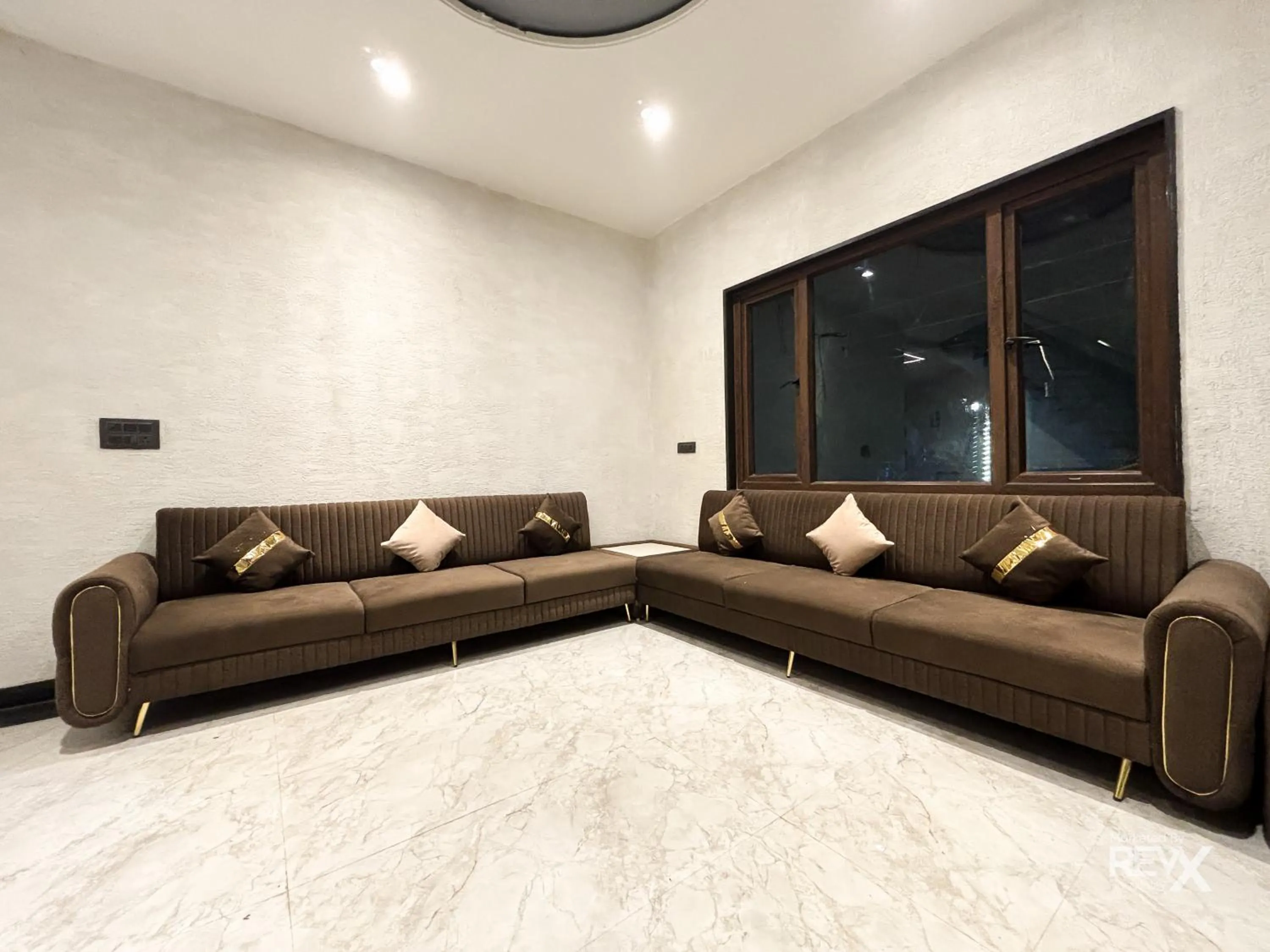 Seating area in Hotel Brij Vas