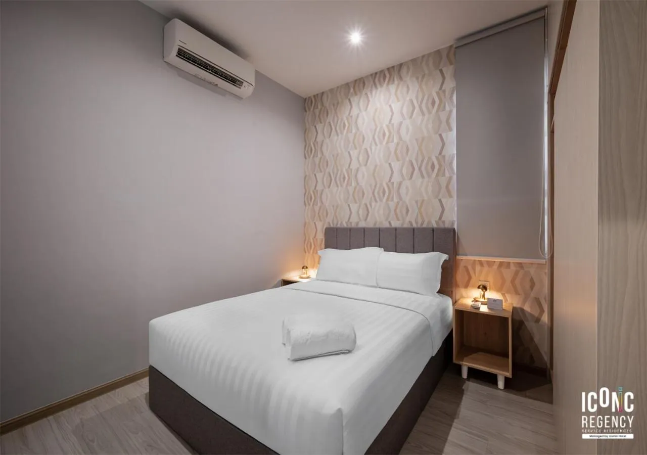 Bed in Iconic Regency Service Residences, managed by Iconic Hotel