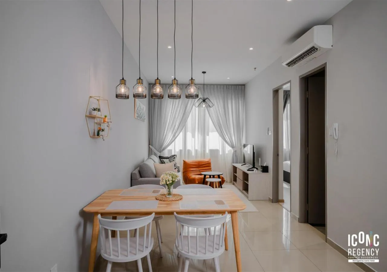 Living room in Iconic Regency Service Residences, managed by Iconic Hotel