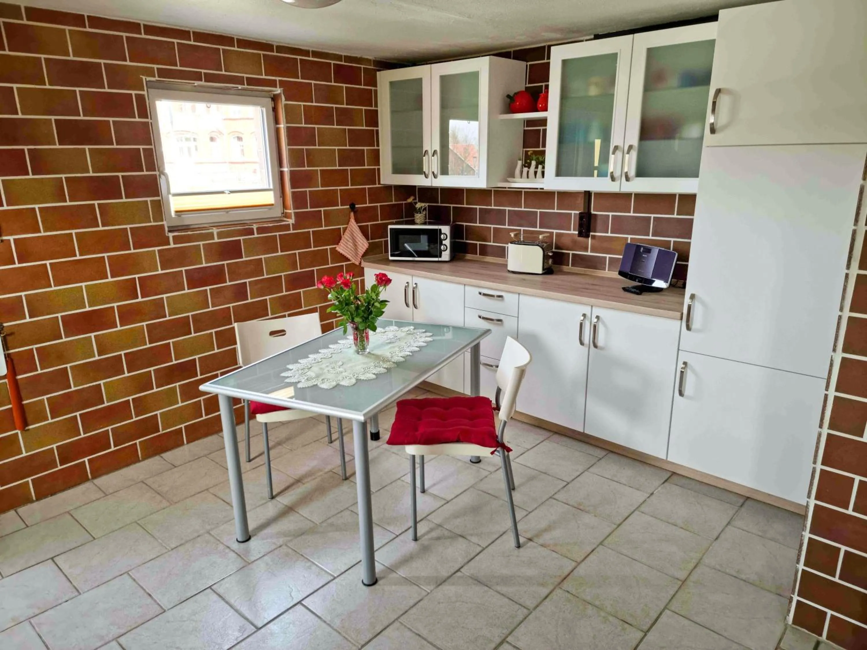 Kitchen or kitchenette in Apartment Kenz-Küstrow