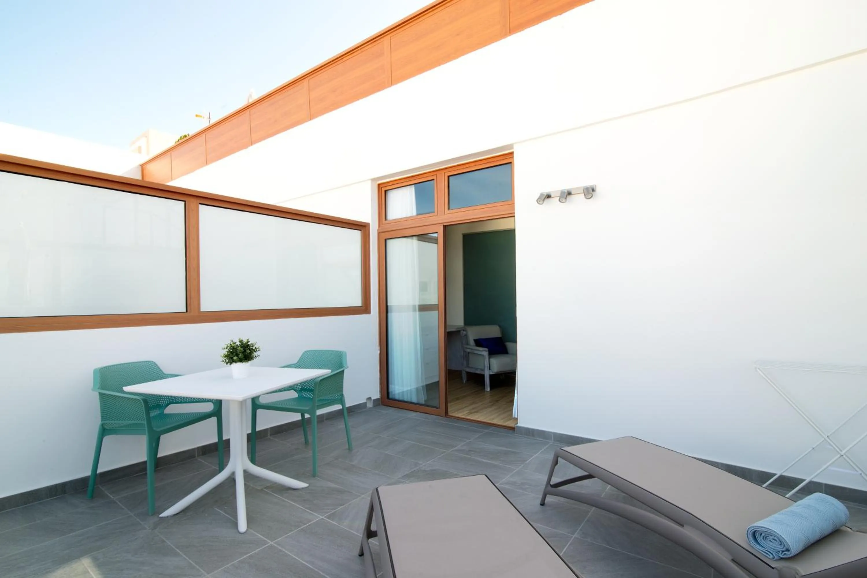 Balcony/Terrace in ApartHotel Idafe