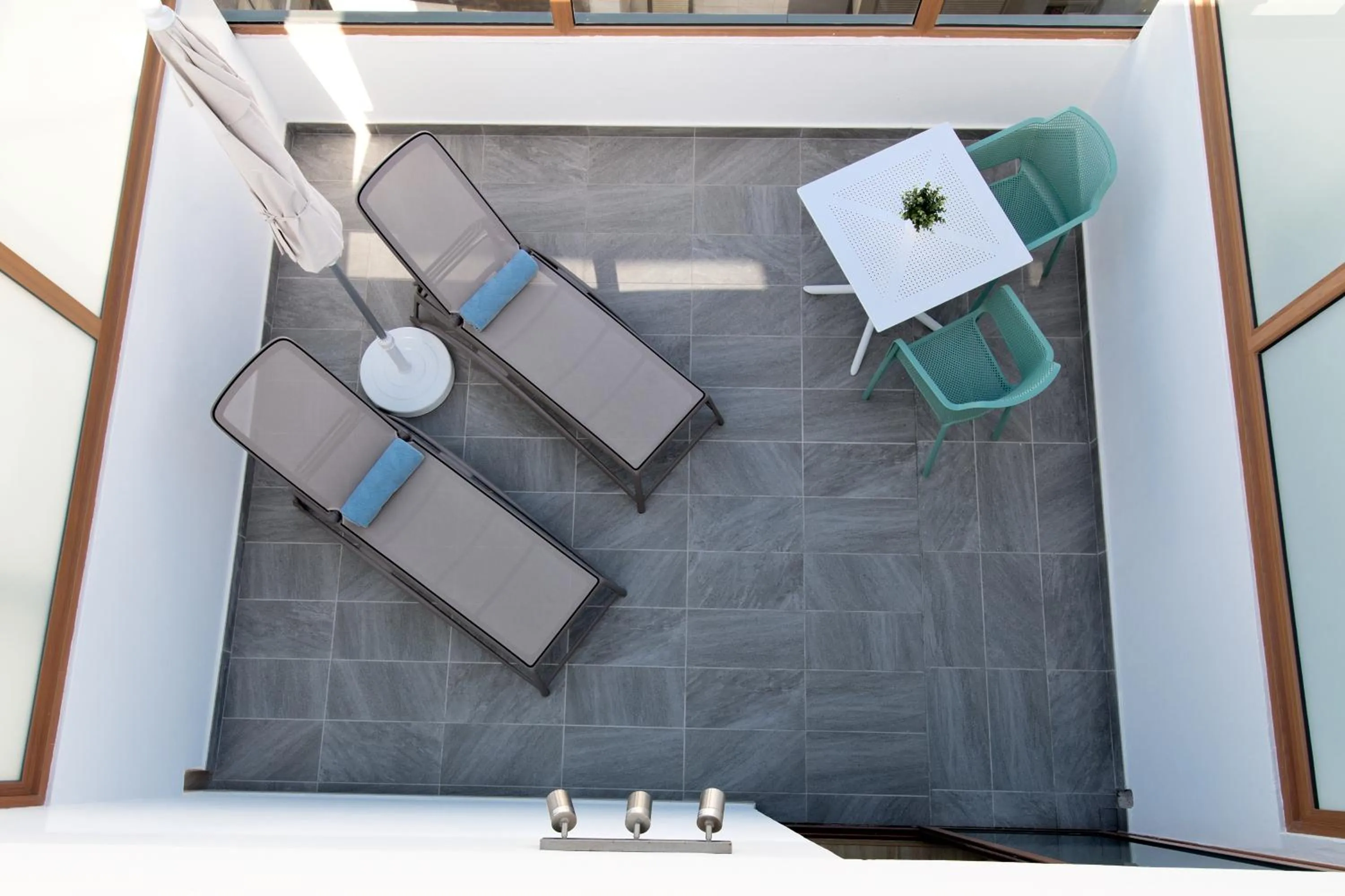 Balcony/Terrace in ApartHotel Idafe