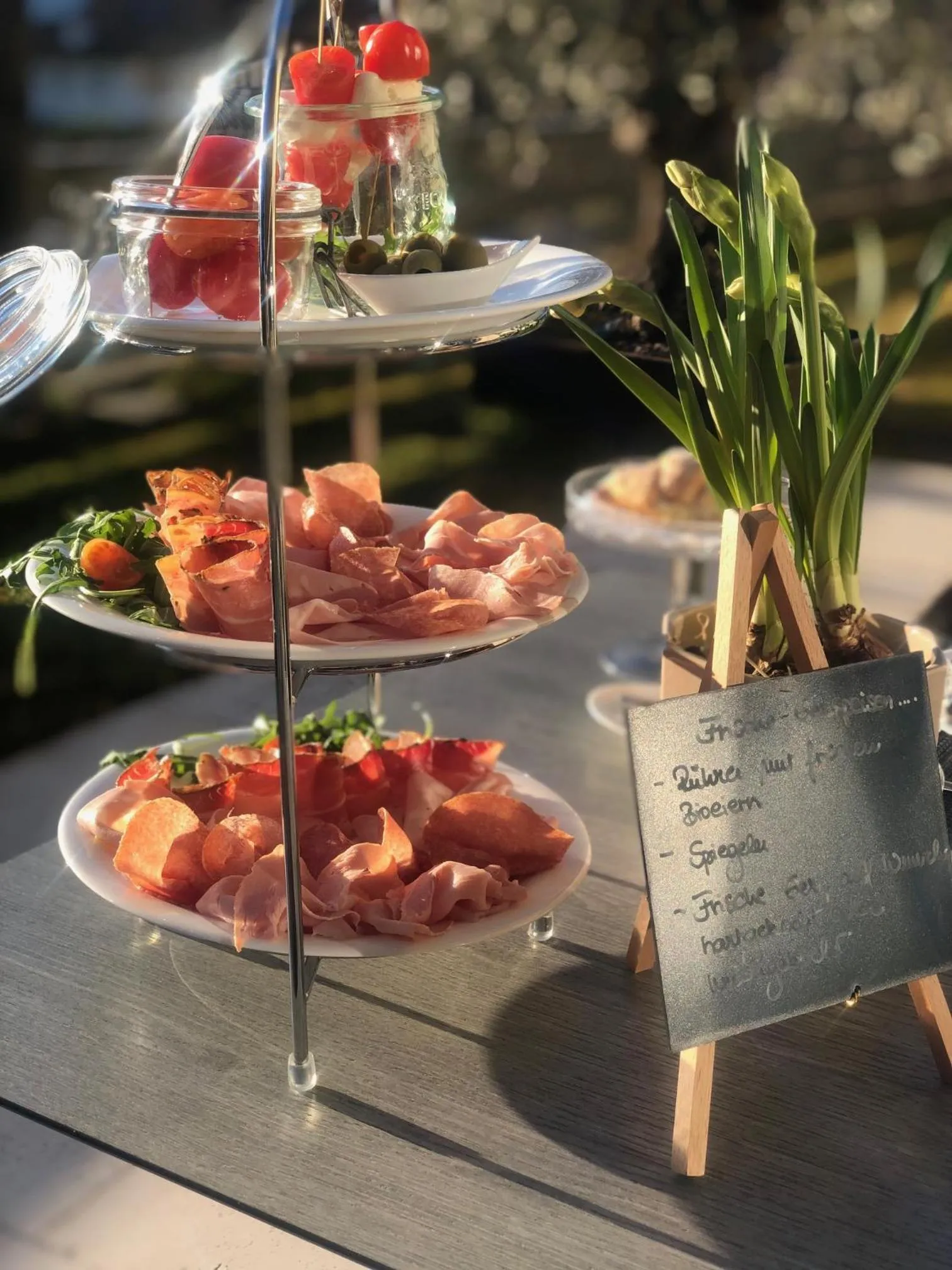 Buffet breakfast in Haus Gregori Modern & Central Stay in Vineyard with Rooftop & Served Breakfast