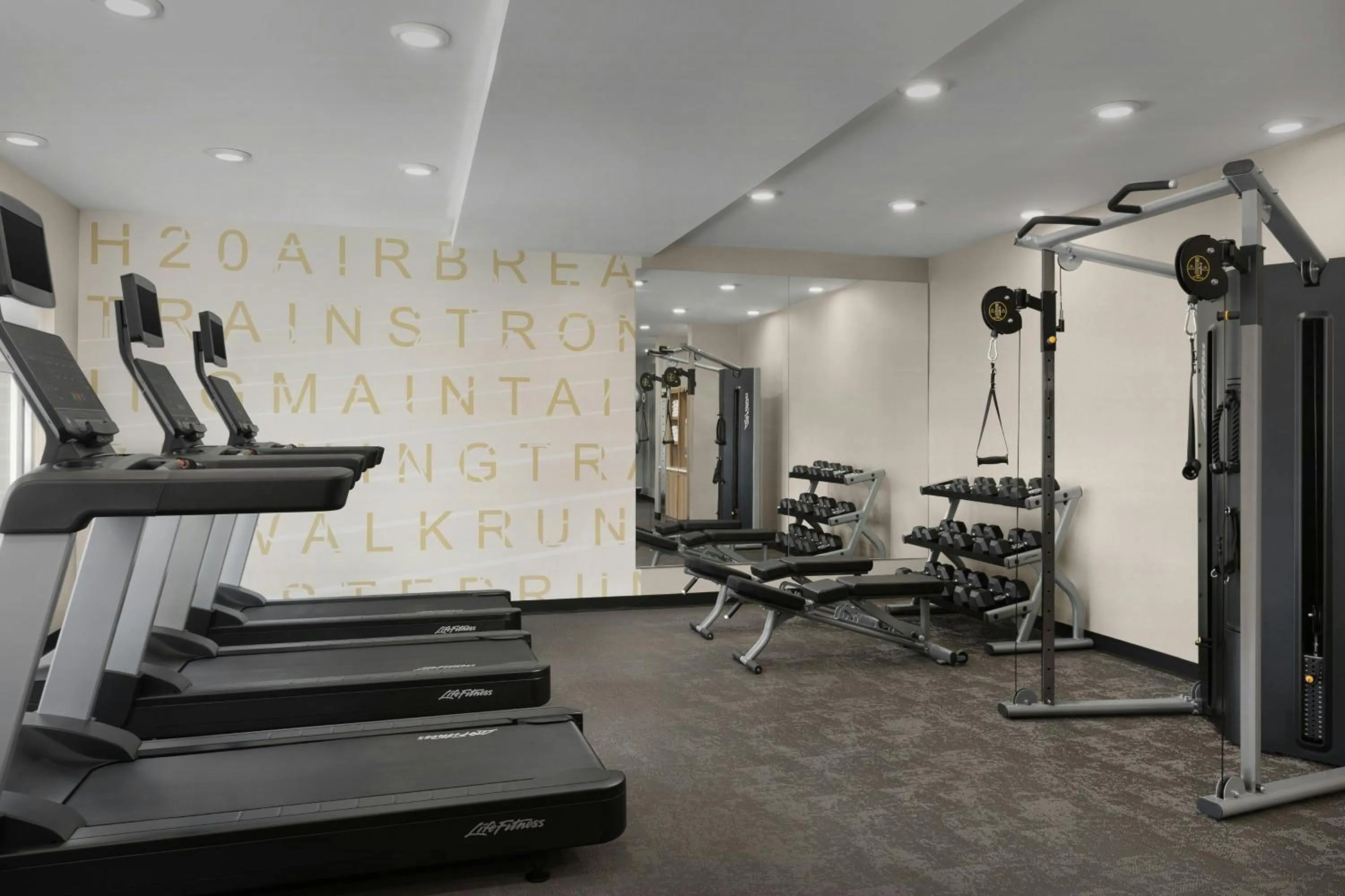 Fitness centre/facilities in Residence Inn by Marriott Dayton Miamisburg