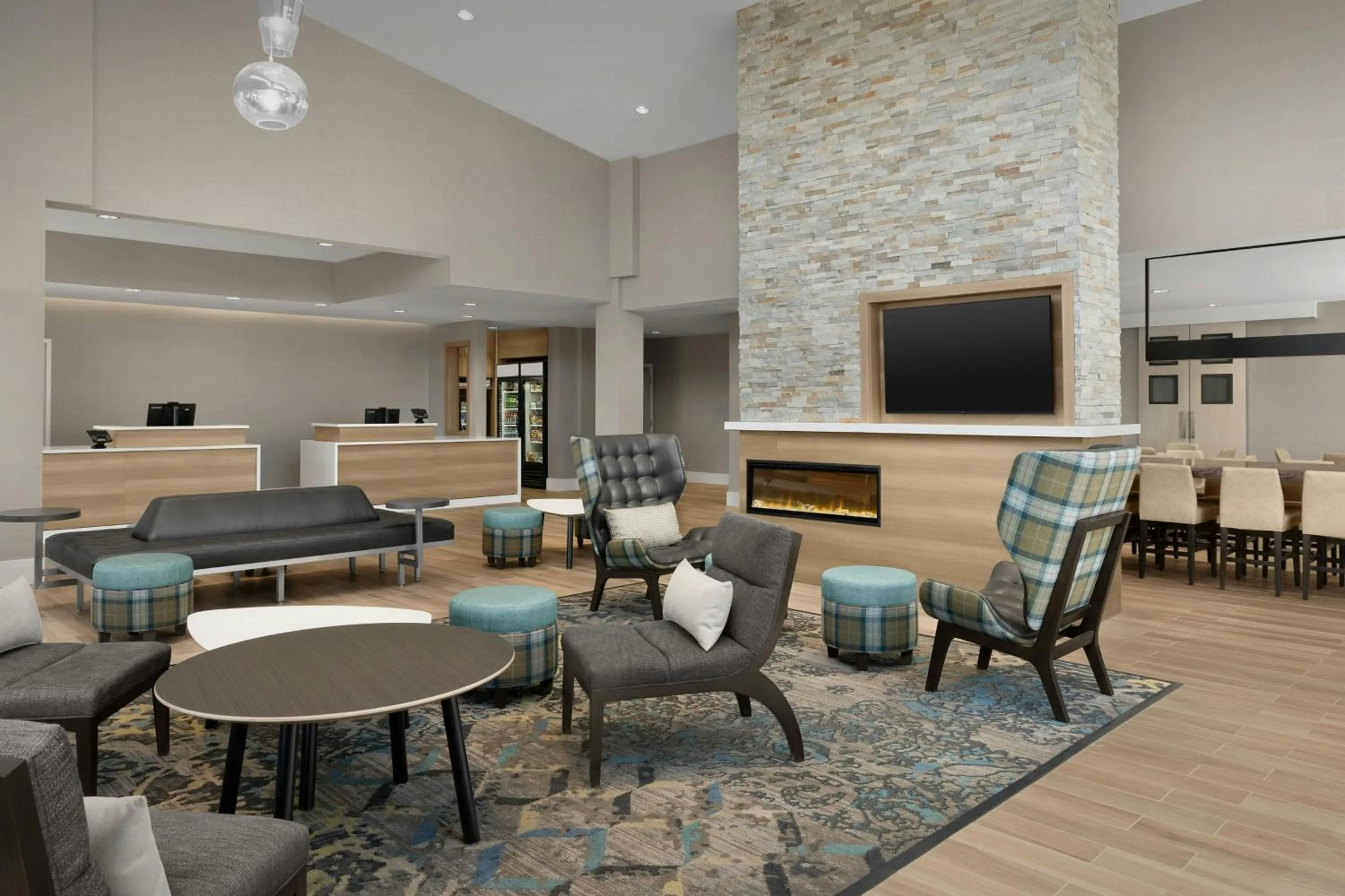 Lobby or reception in Residence Inn by Marriott Dayton Miamisburg