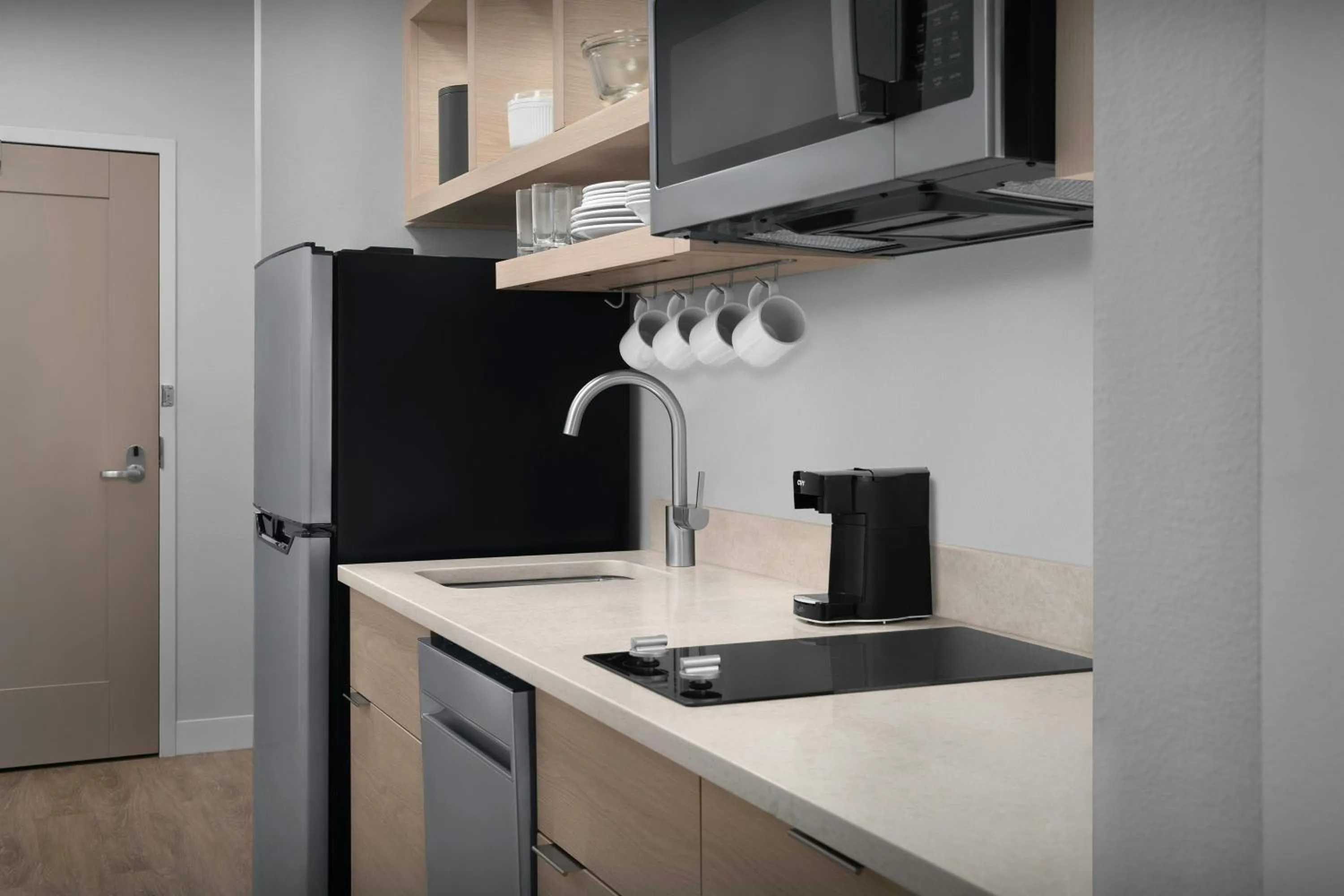 Kitchen or kitchenette in TownePlace Suites by Marriott Paris