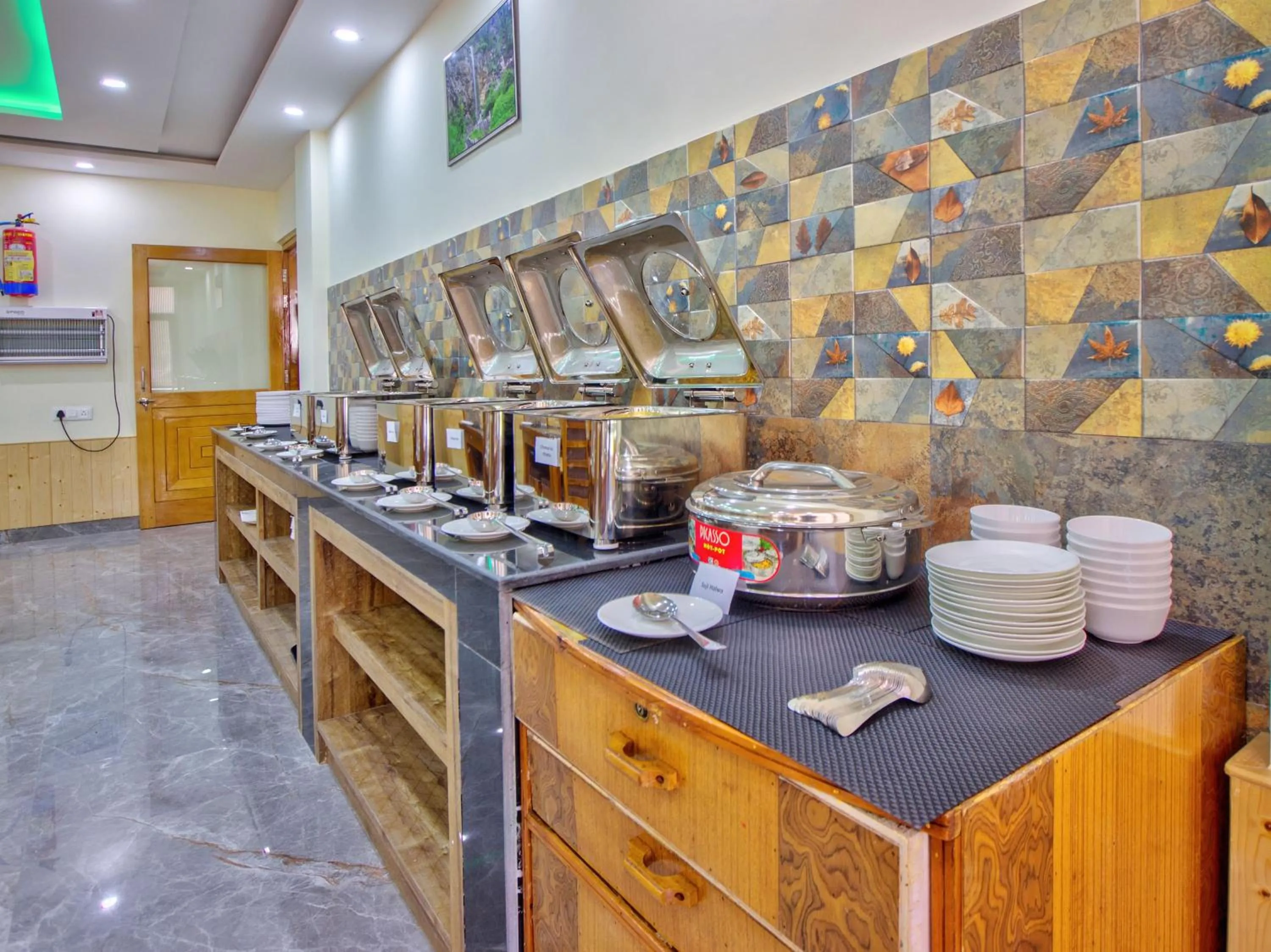 Buffet breakfast in Swastik Grand Manali
