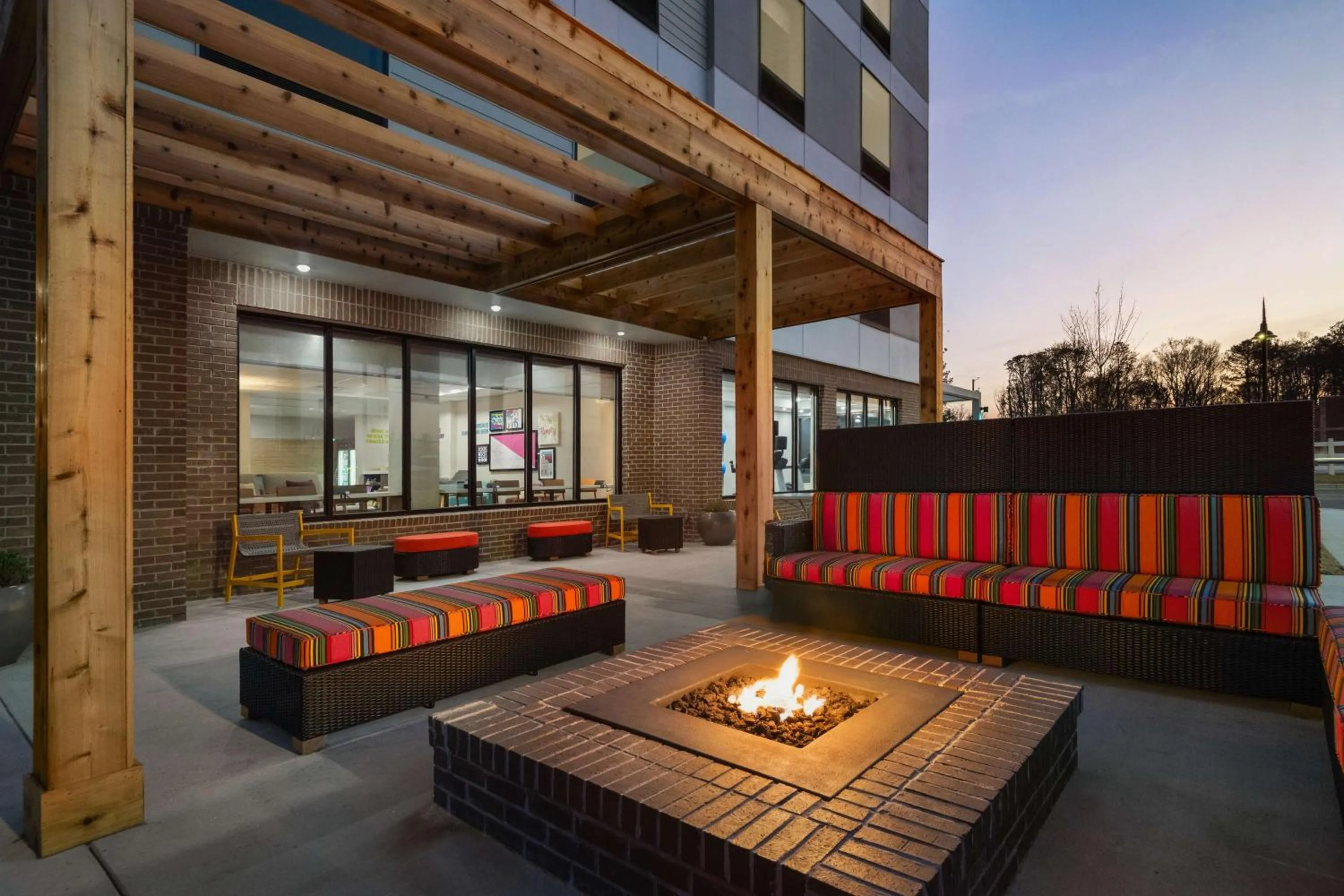 Patio in Home2 Suites By Hilton Conyers Atlanta