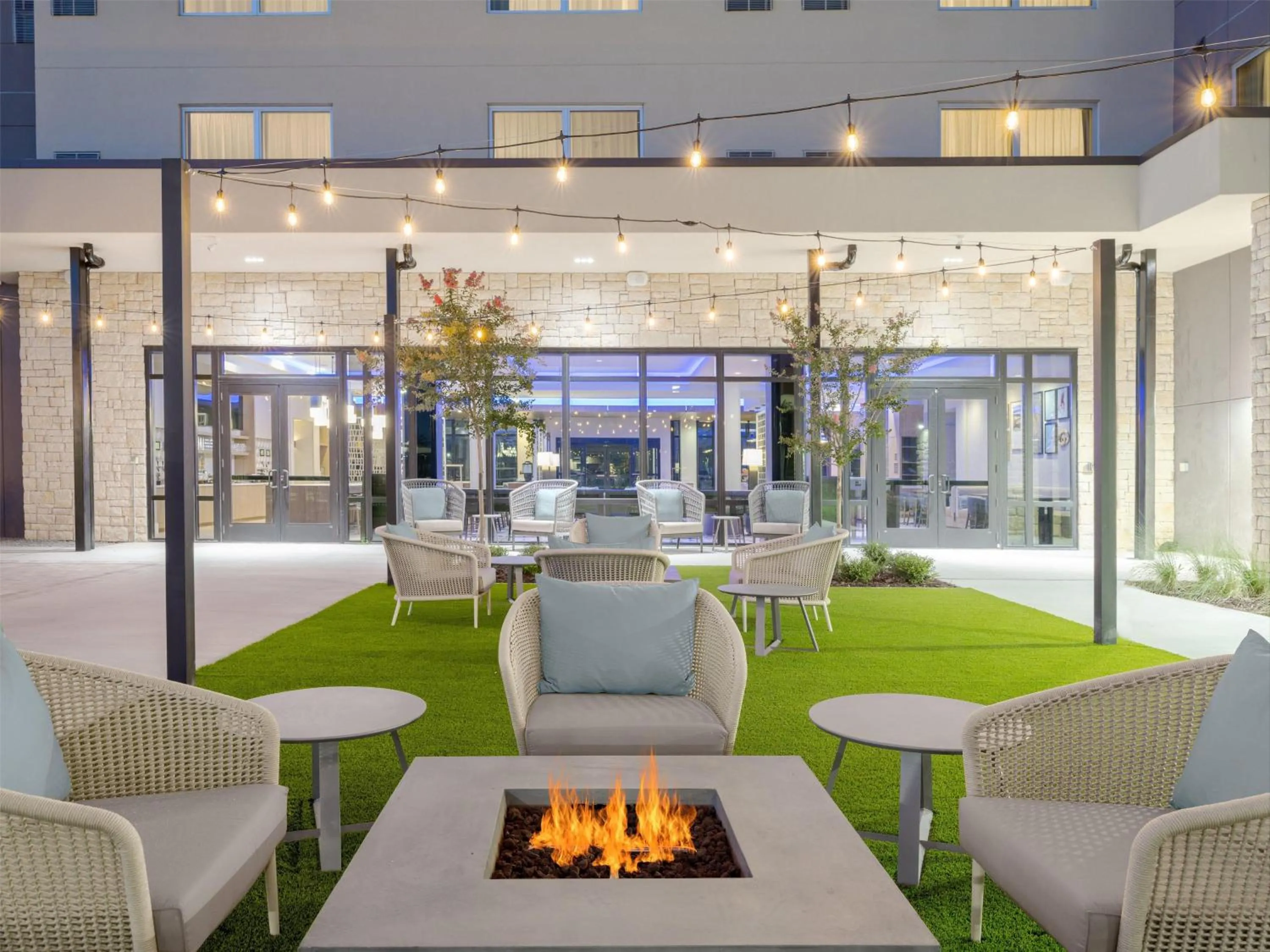 Patio in Homewood Suites By Hilton Viera Melbourne