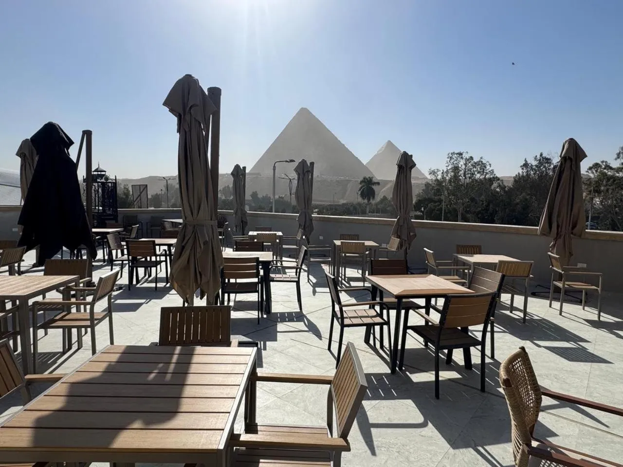 Restaurant/places to eat in La Boutique Hôtel - Vue Des Pyramides