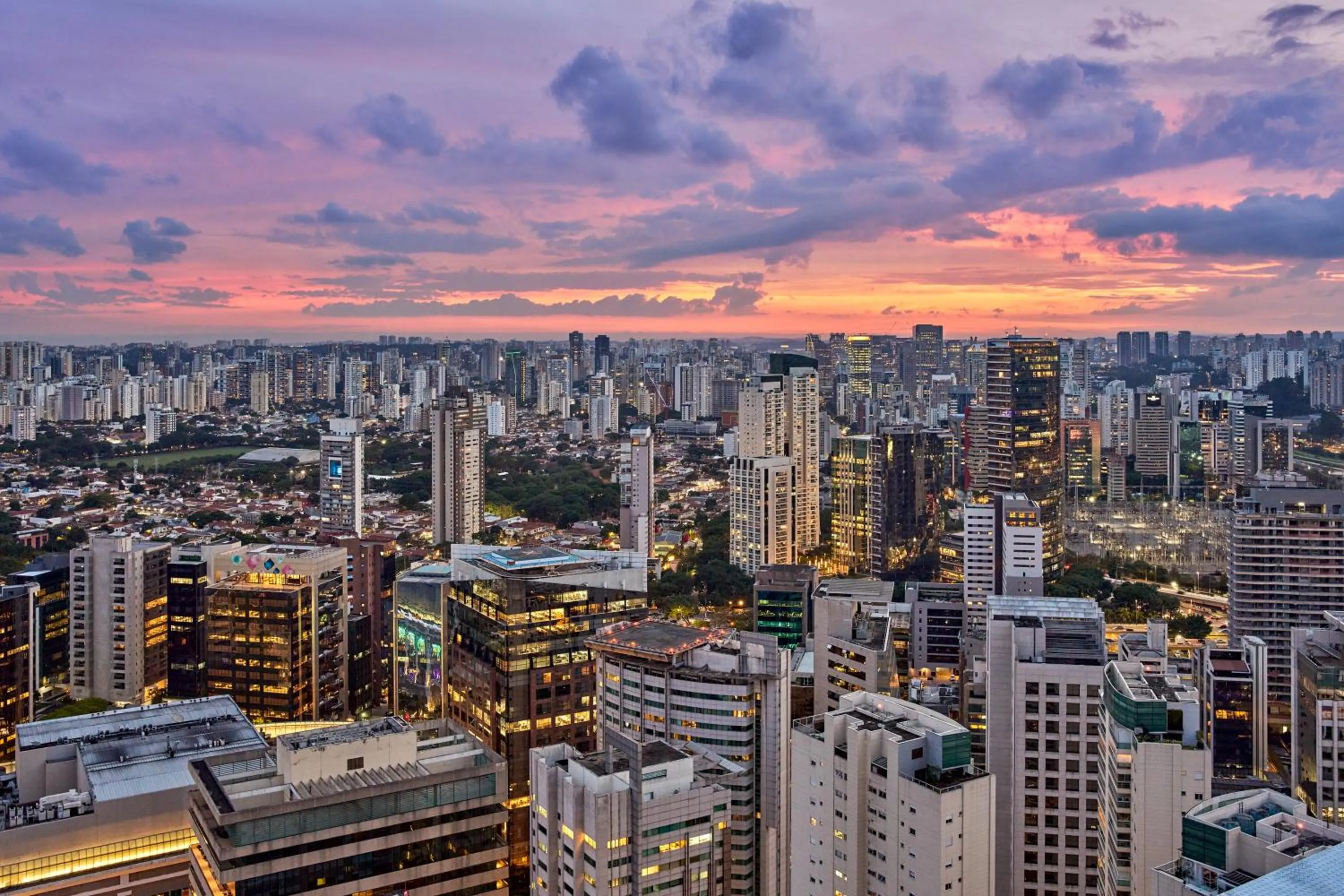 City view in W Sao Paulo