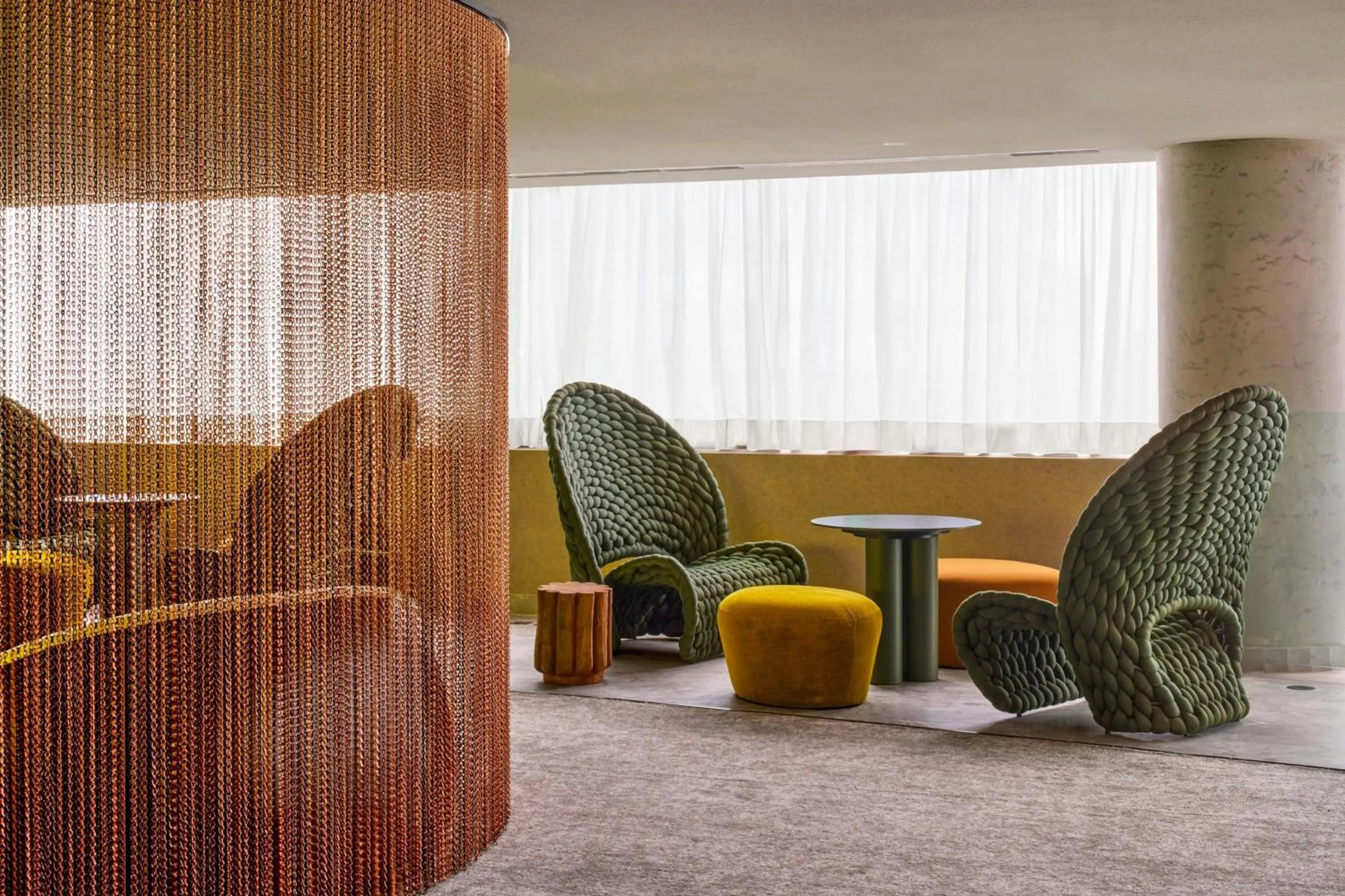 Living room in W Sao Paulo