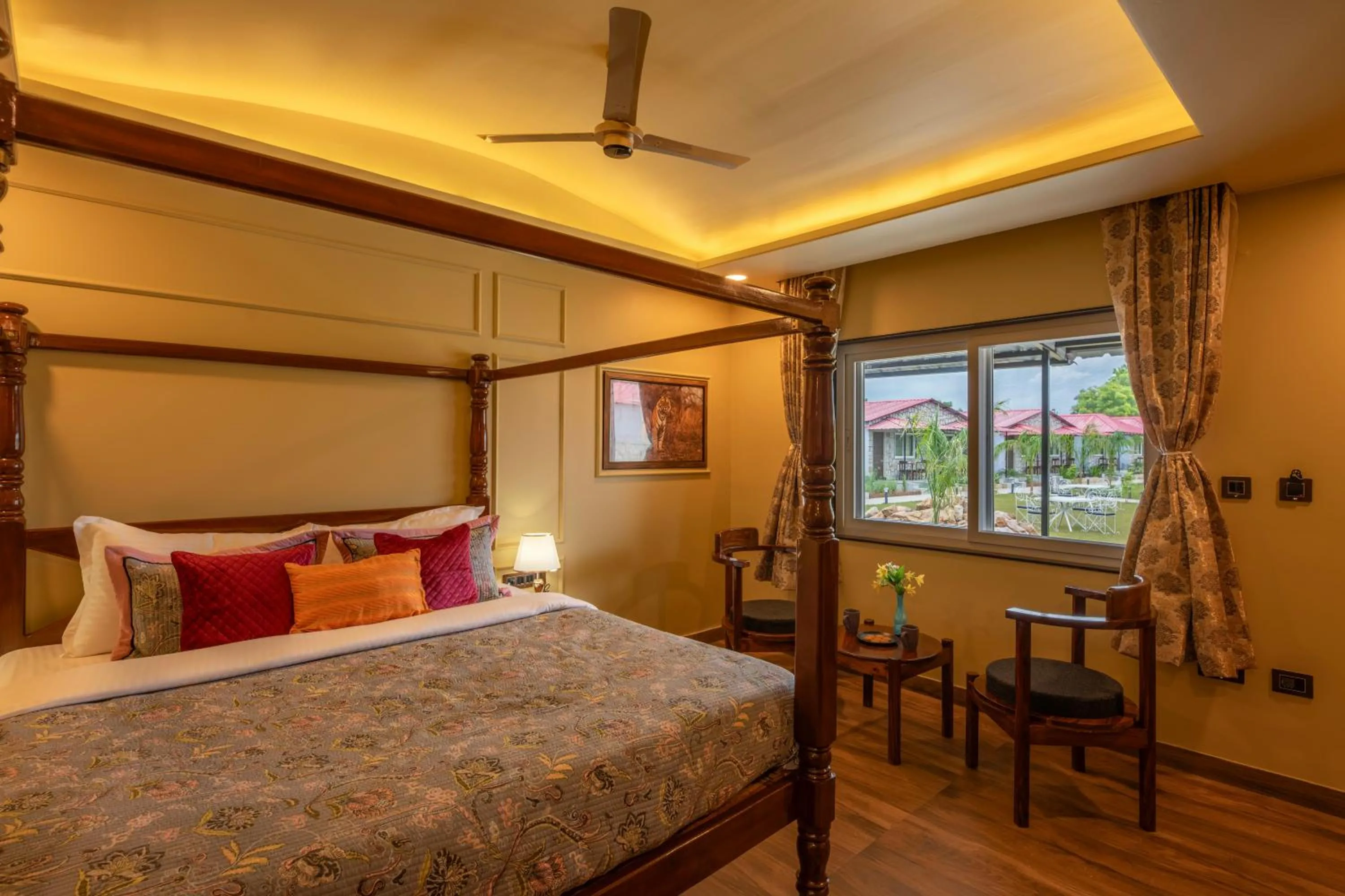 Bedroom, Bed in Aashiyana Luxury Cottages