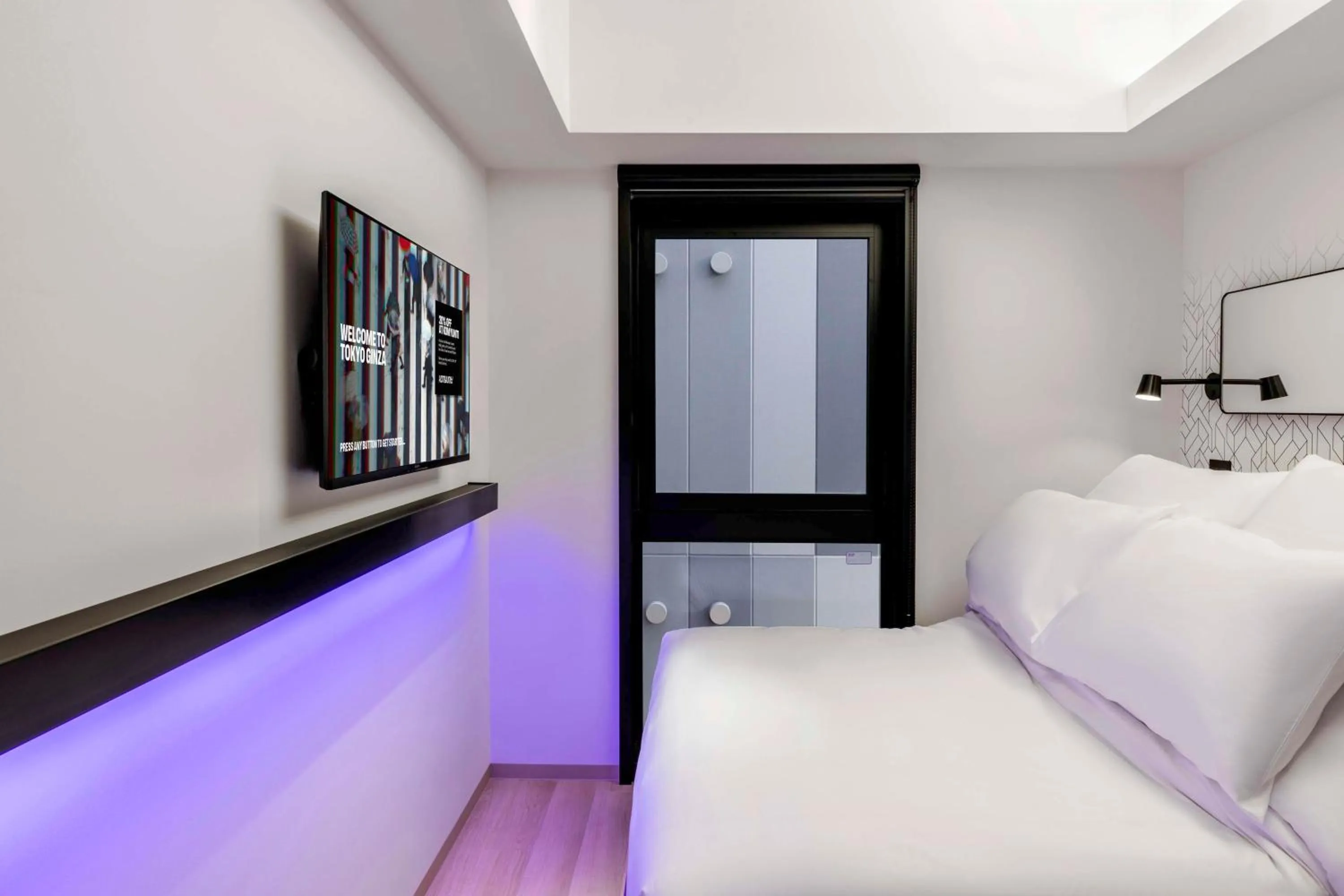 Bedroom, Bed in YOTEL Tokyo Ginza