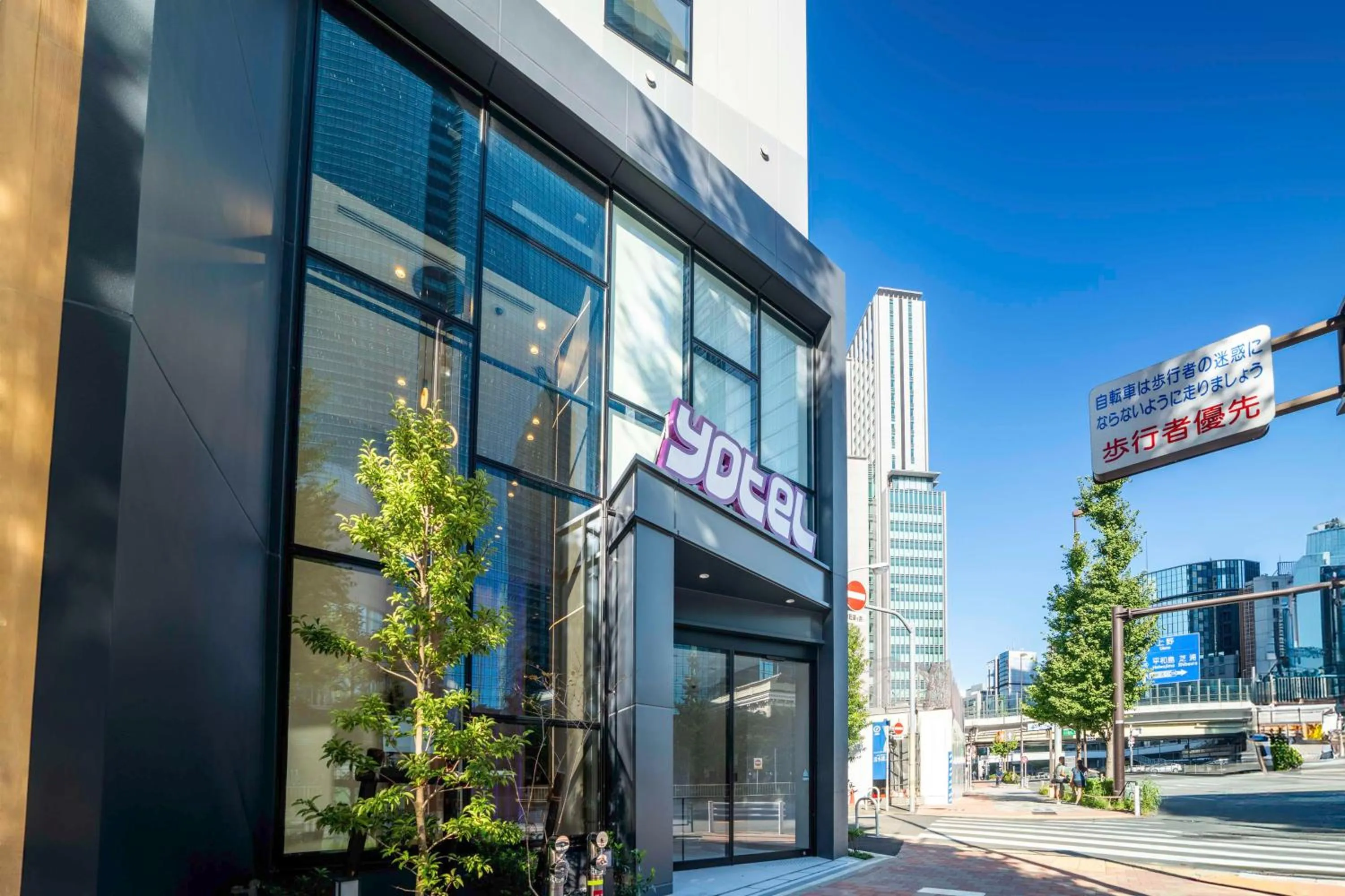 Property building in YOTEL Tokyo Ginza