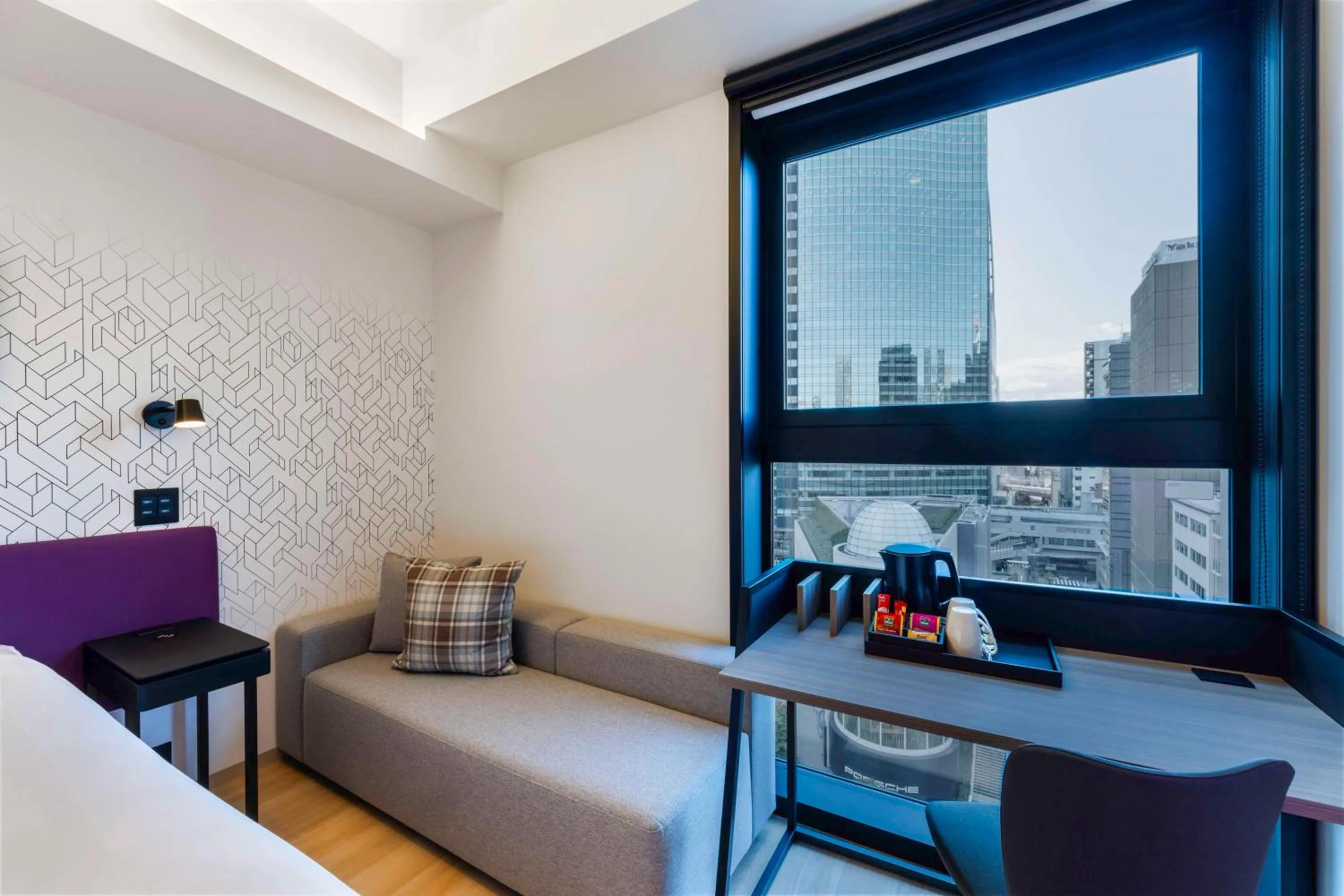 Bedroom in YOTEL Tokyo Ginza