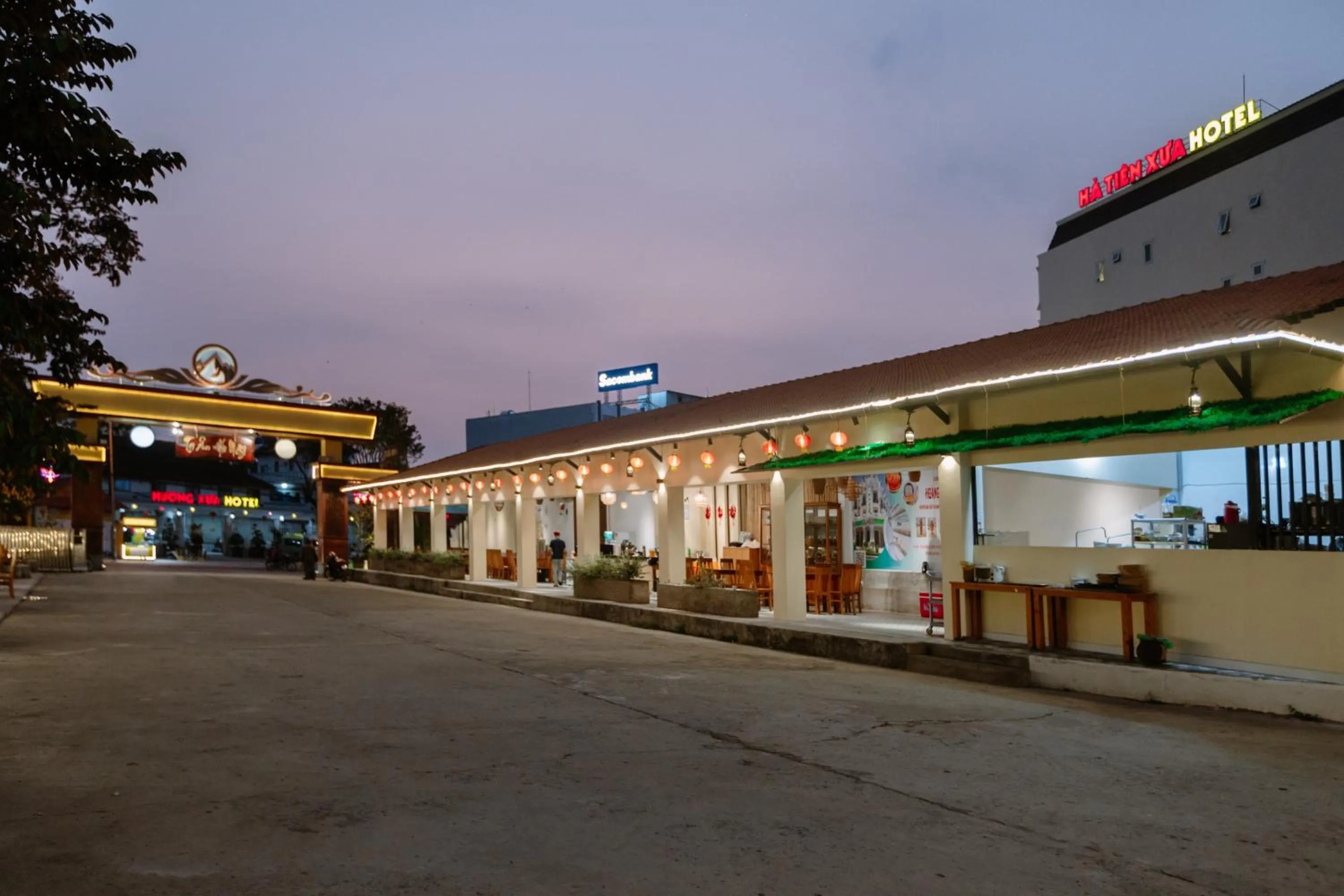 Inner courtyard view in Ha Tien Xua Hotel & Resort