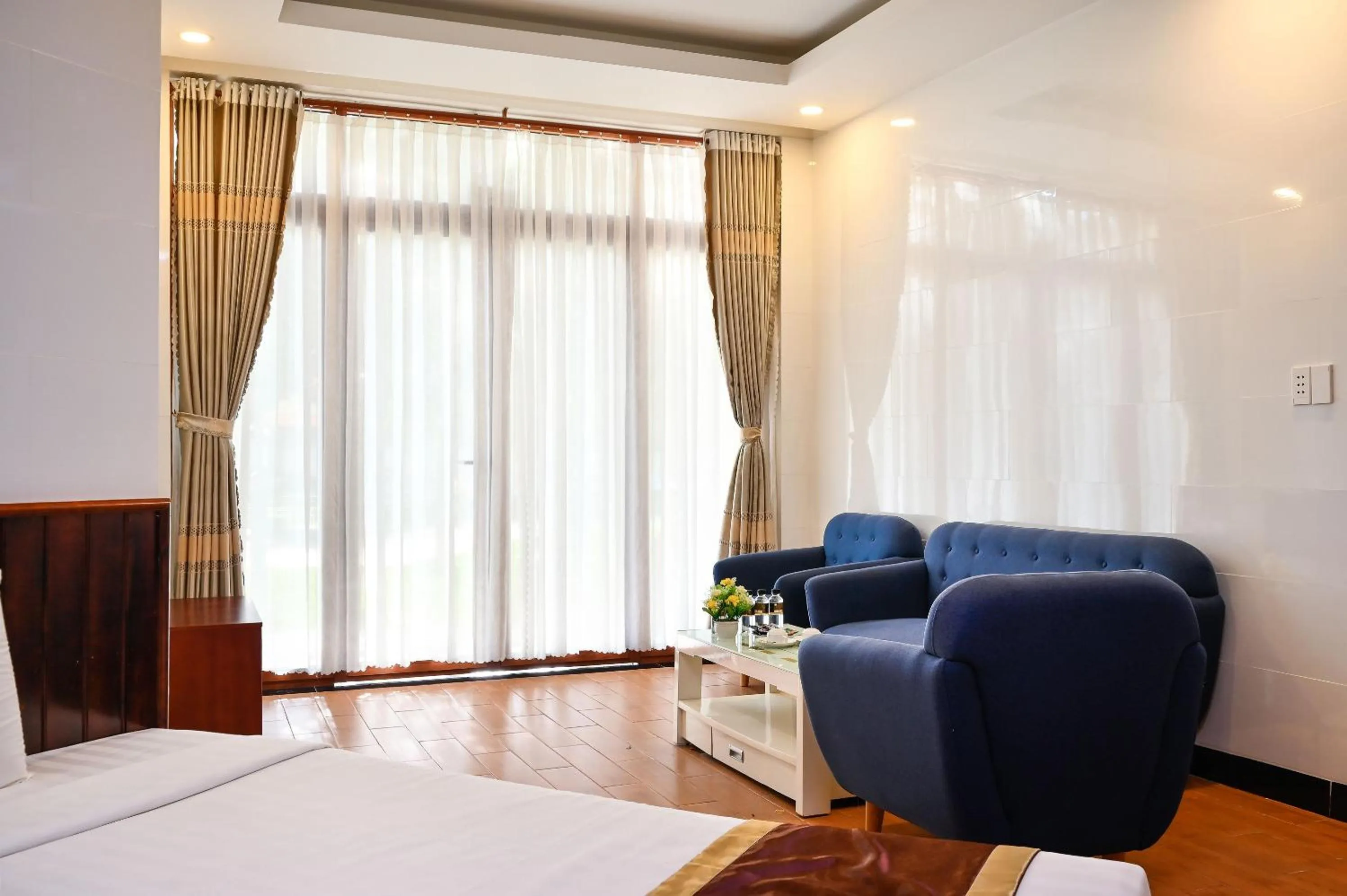 Bed in Ha Tien Xua Hotel & Resort