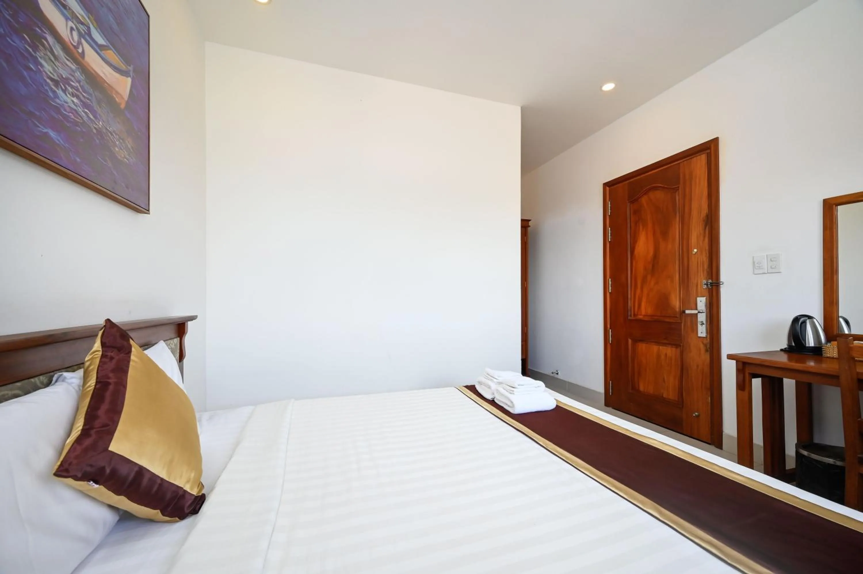 Bed in Ha Tien Xua Hotel & Resort