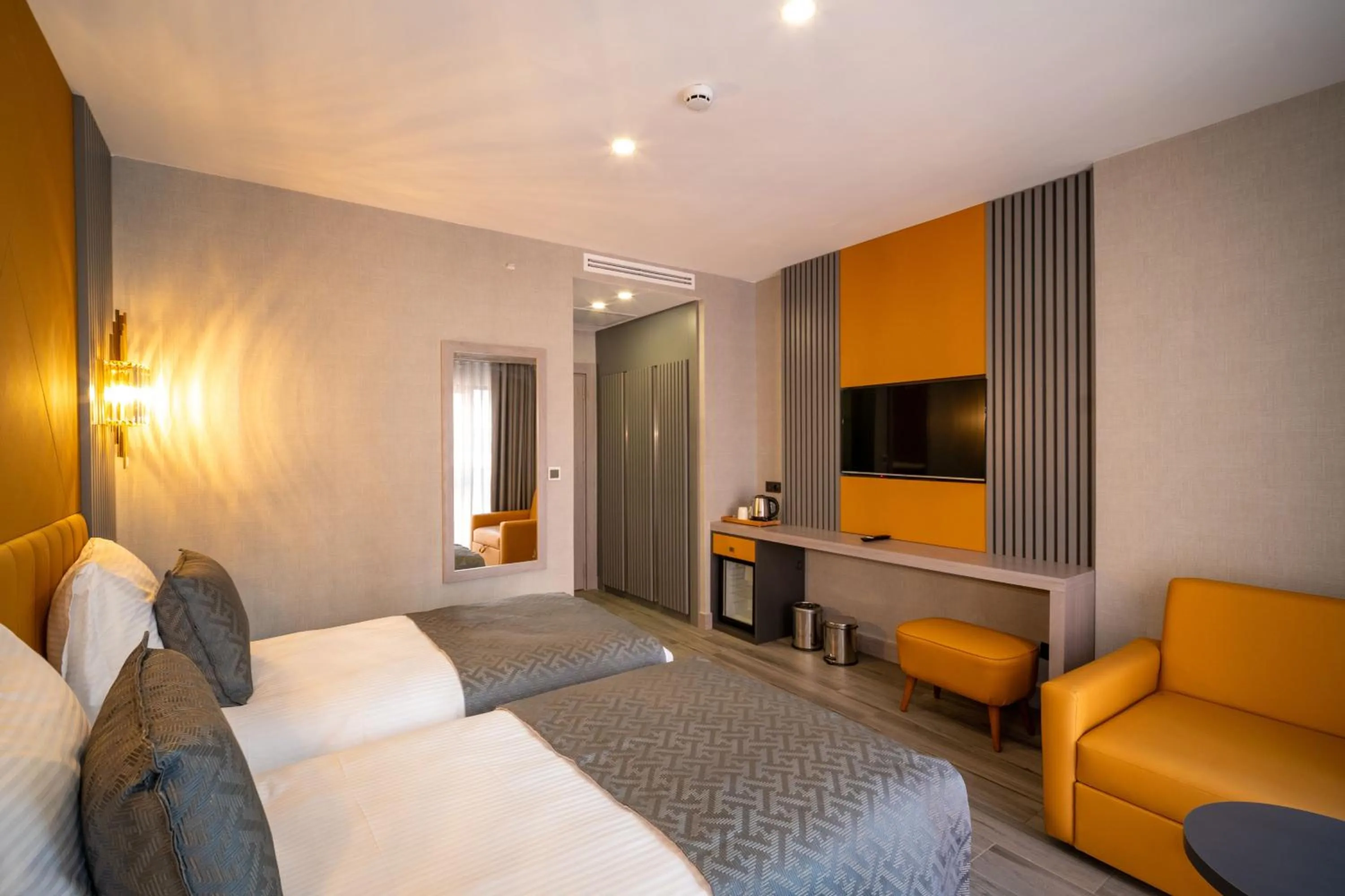 Bed in Icon Hotel Bomonti