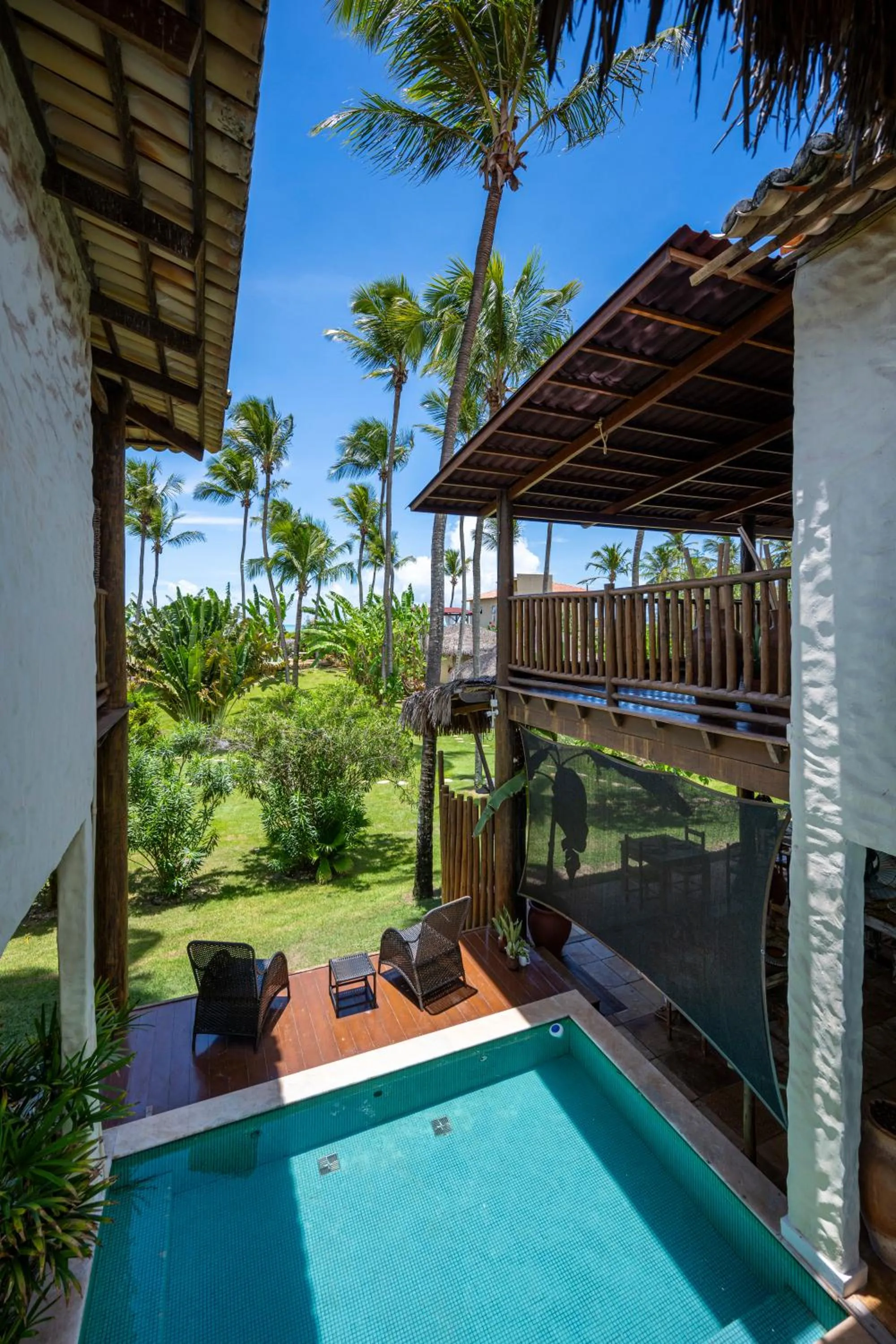 Pool view in Hara Pousada e SPA