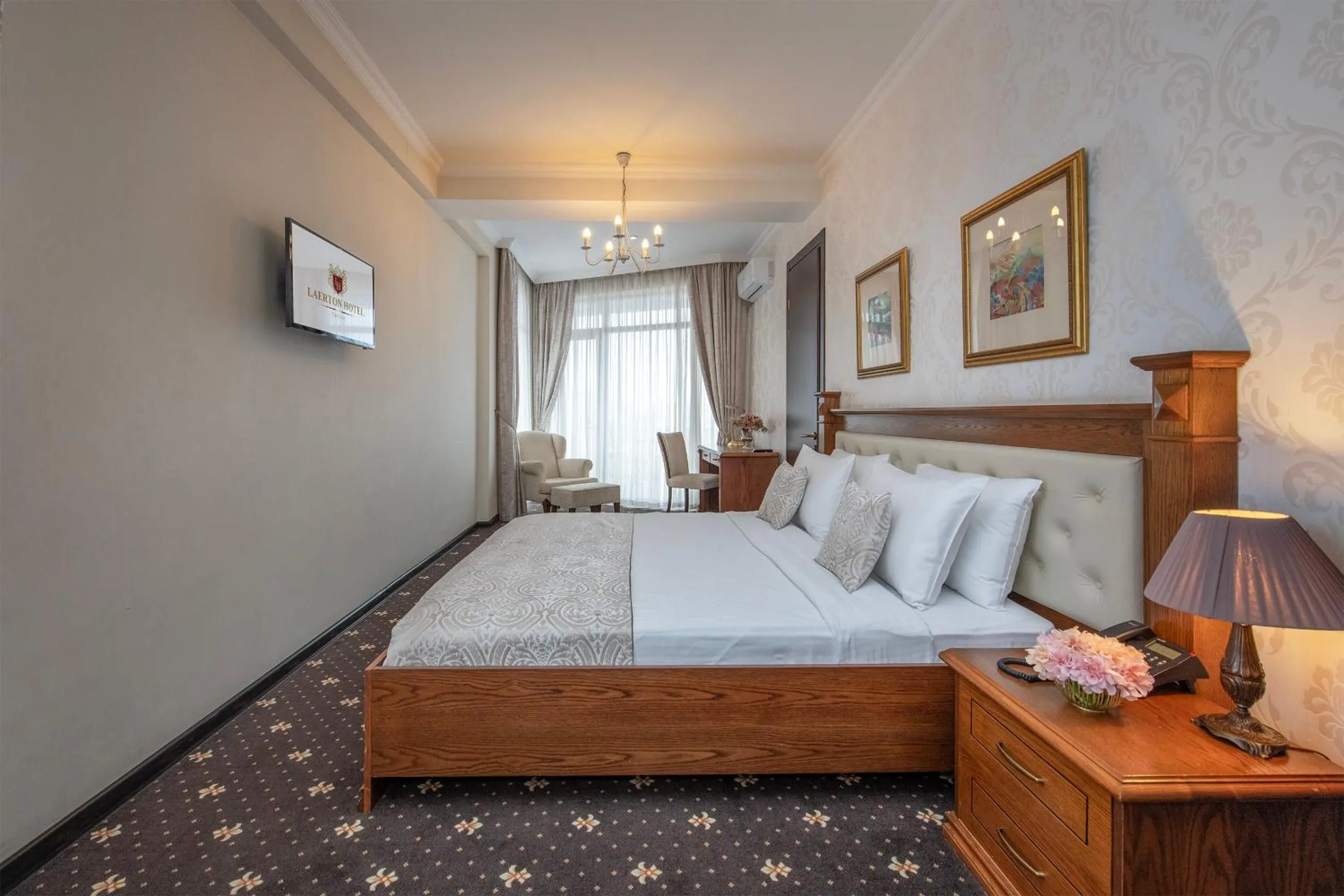Bedroom in Tbilisi Laerton Hotel