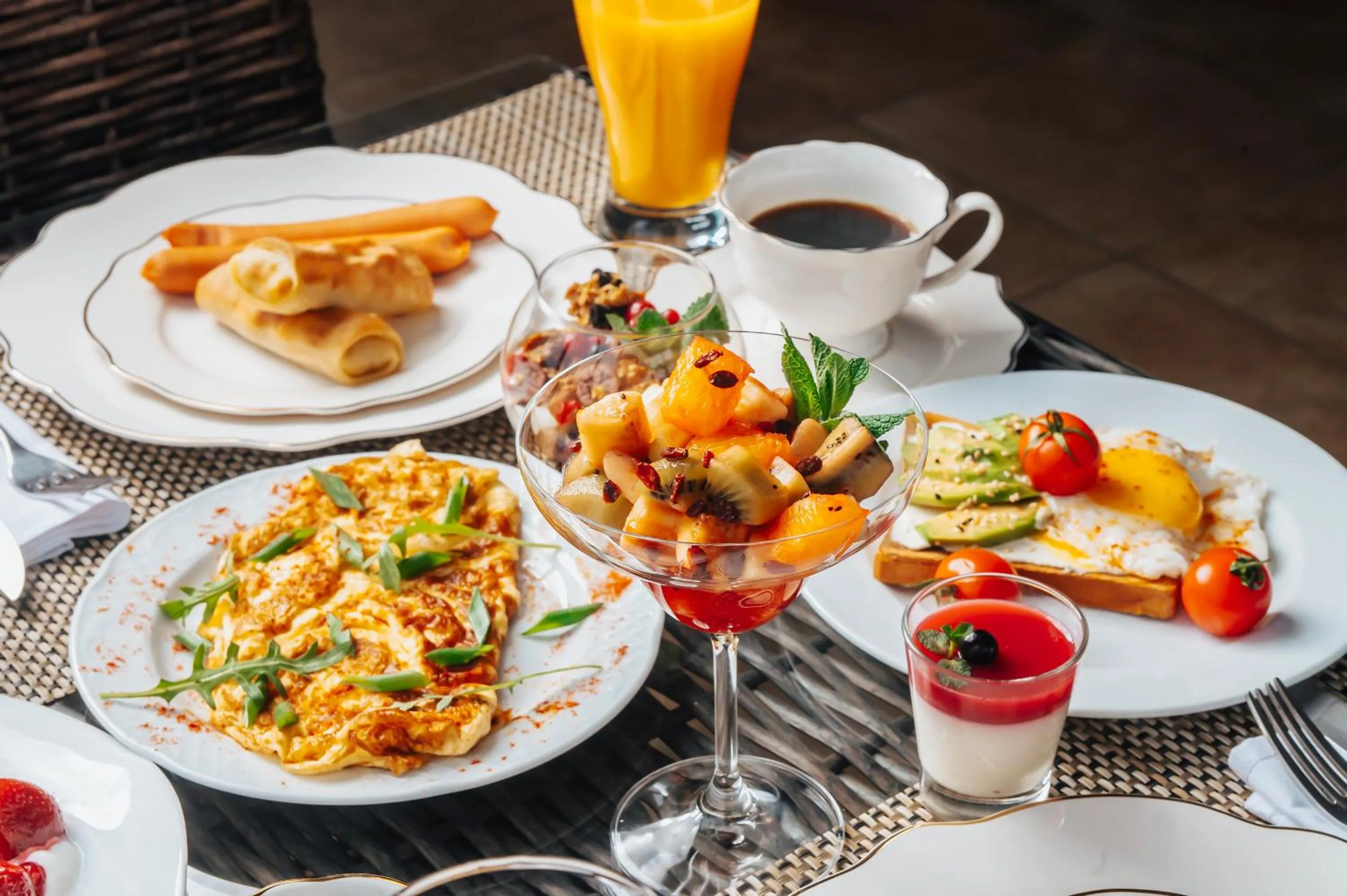 Breakfast in Tbilisi Laerton Hotel