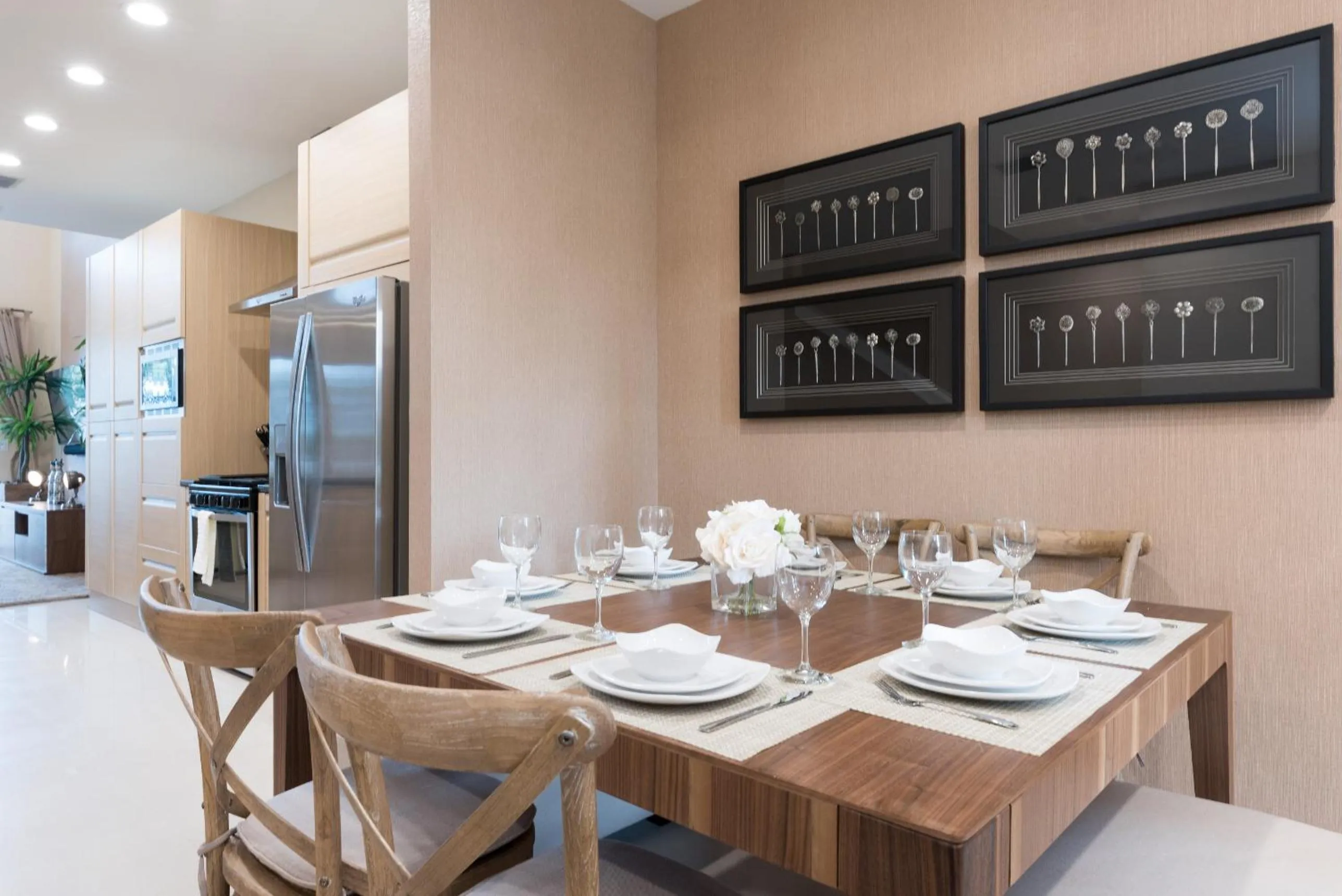 Dining area in Magic Village Yards Trademark Collection by Wyndham