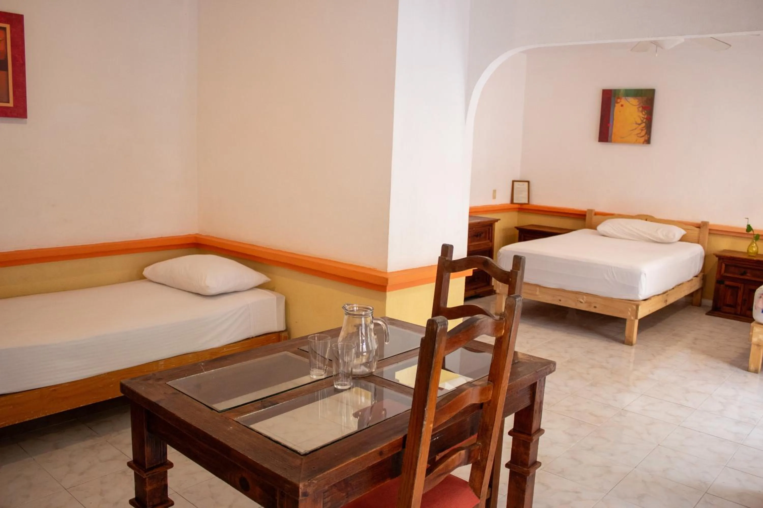 Dining area in Hotel Vista Caribe 5ta Av a 5 Pasos de la Playa