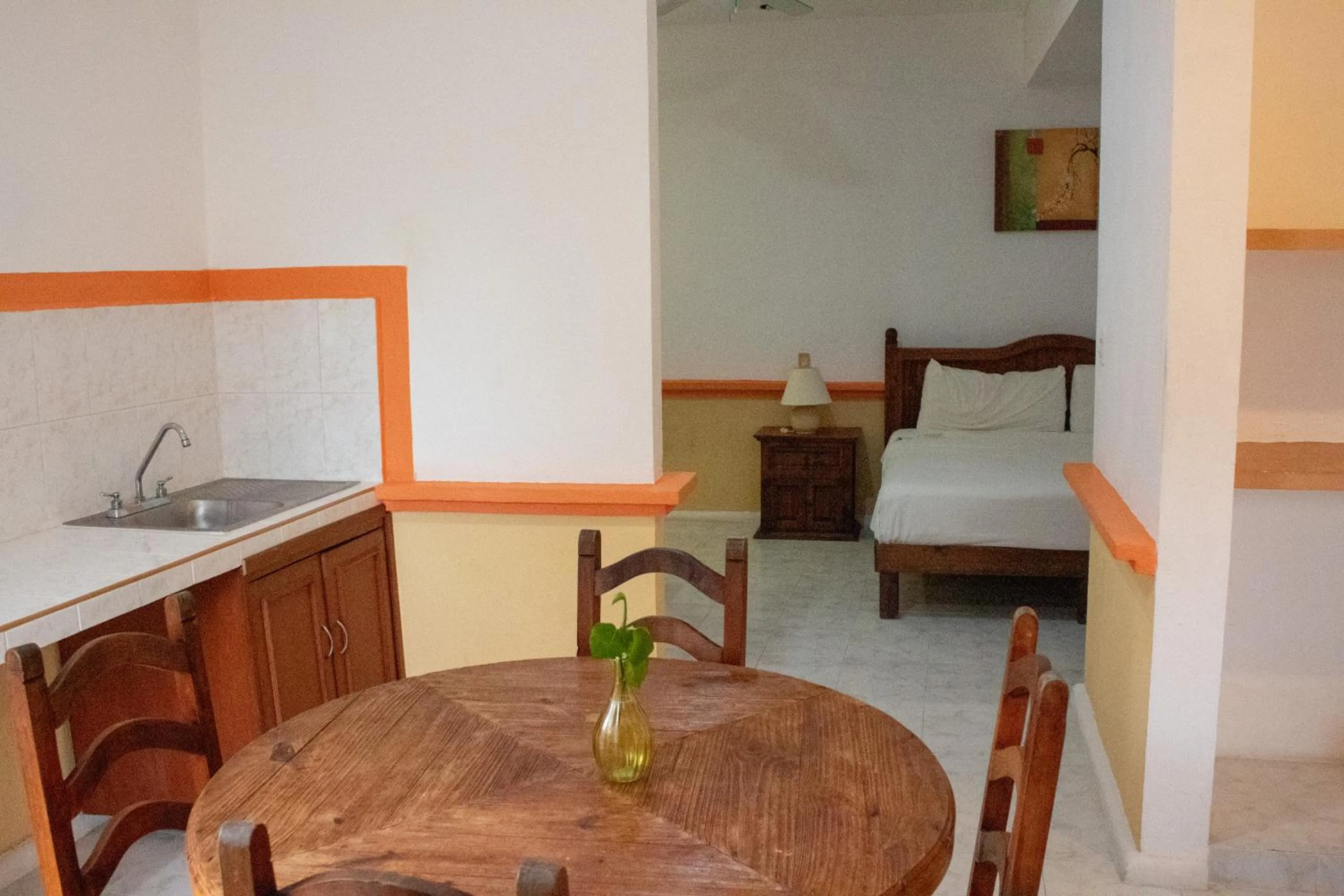 Dining area in Hotel Vista Caribe 5ta Av a 5 Pasos de la Playa