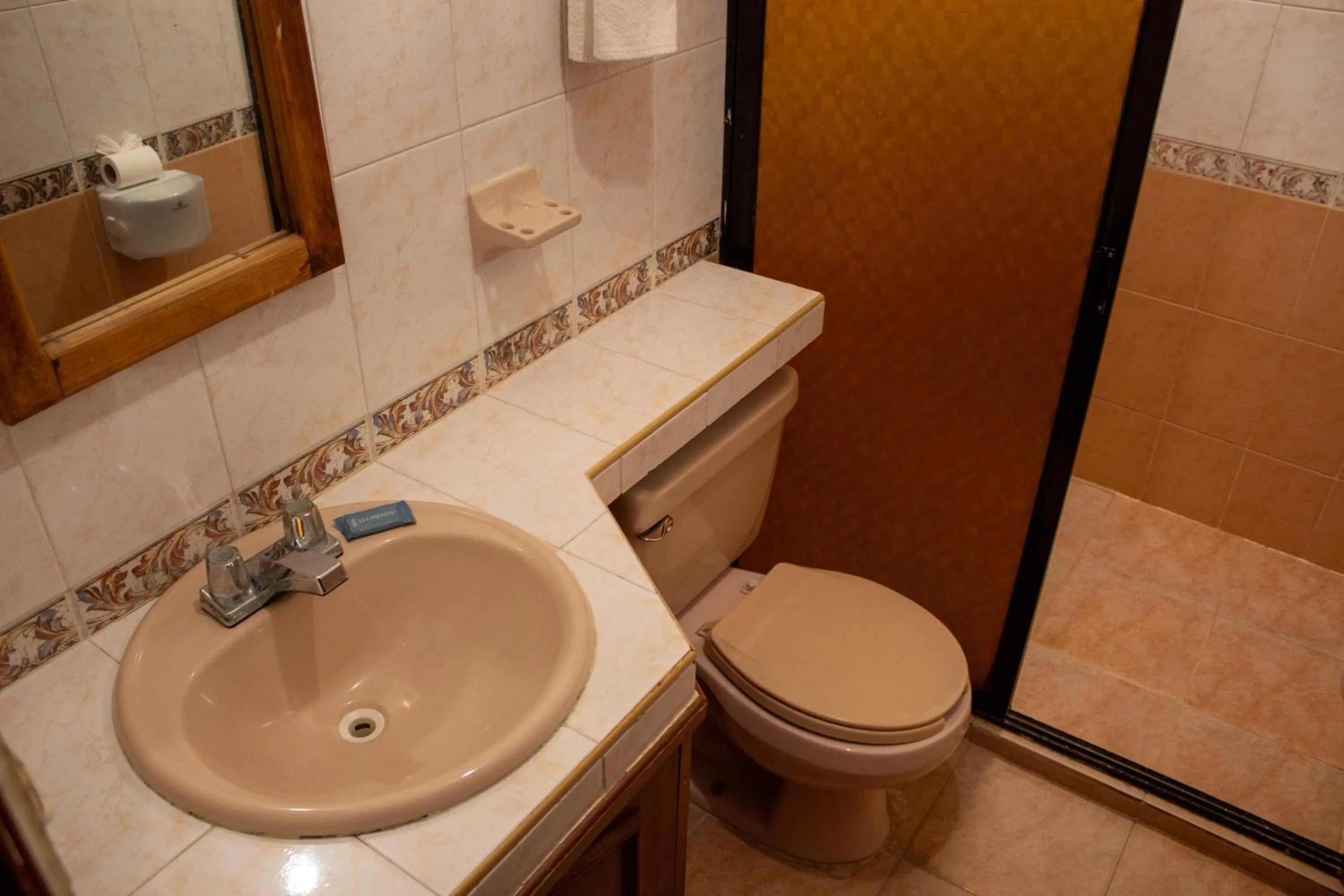 Shower in Hotel Vista Caribe 5ta Av a 5 Pasos de la Playa