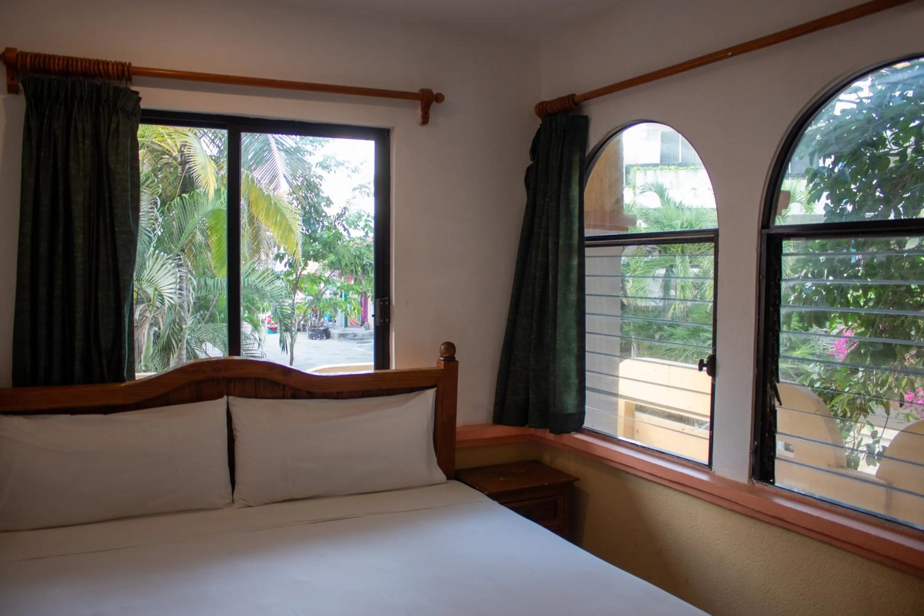 Garden in Hotel Vista Caribe 5ta Av a 5 Pasos de la Playa