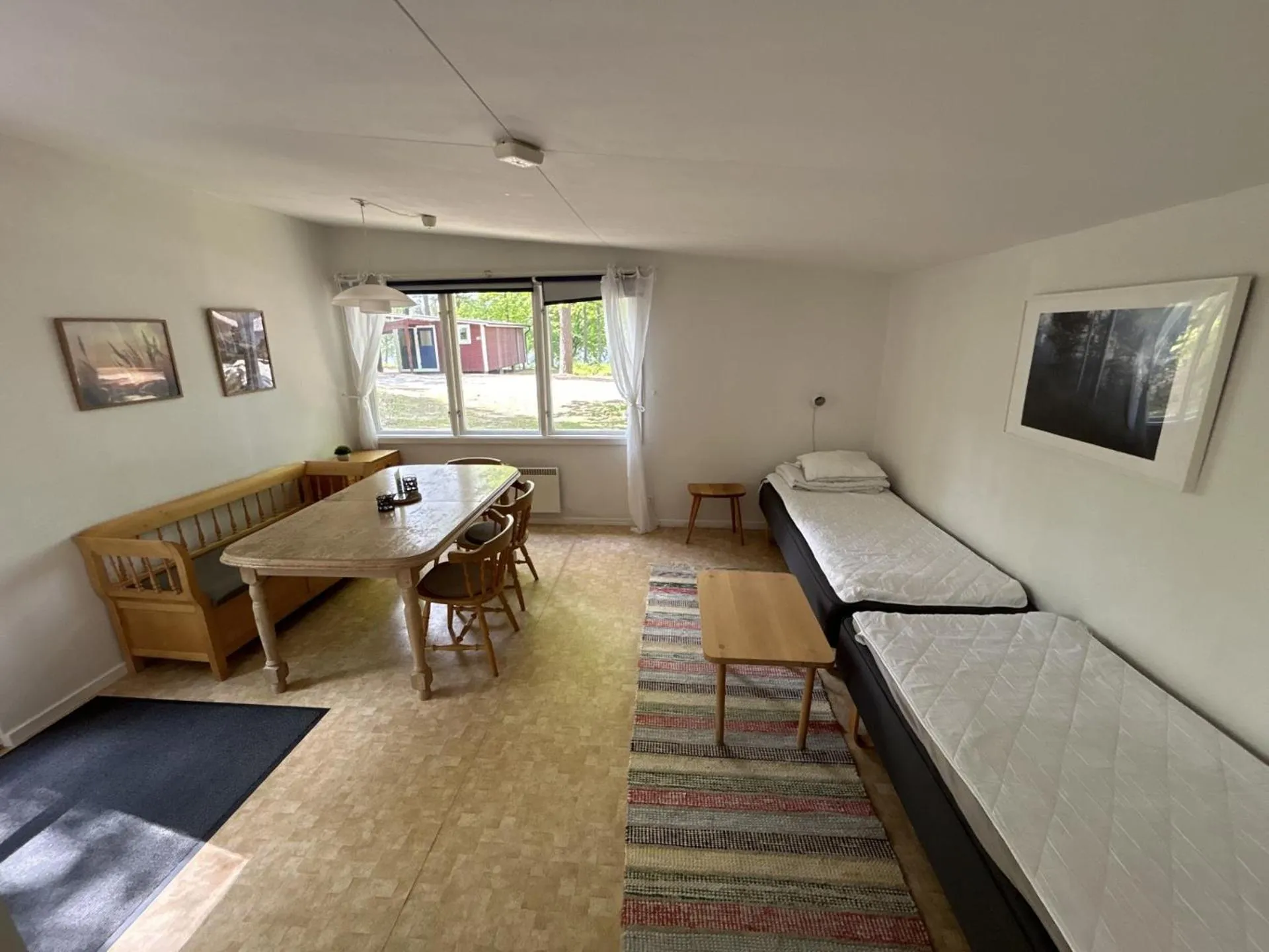 Bed in Långasjönäs Camping & Stugby